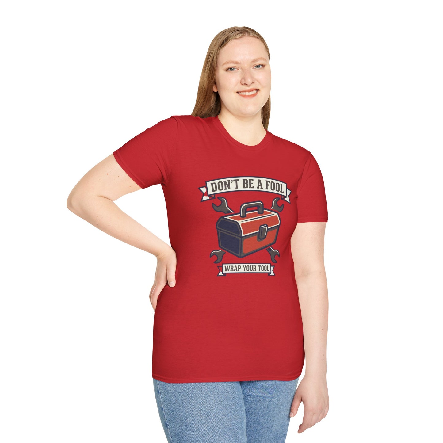 Don't Be a Fool Toolbox T‑Shirt — Wrap Your Tool Shirt for Mechanics & DIYers