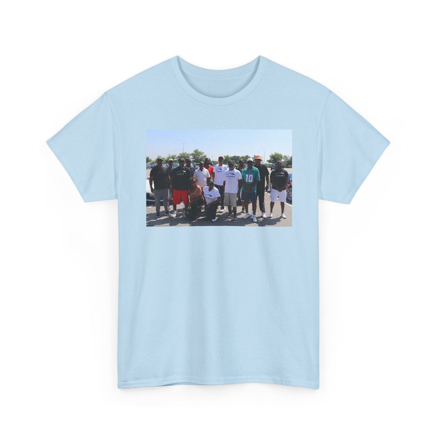 C-RYDERZ Group Photo Custom Tee — Personalized Reunion & Team Picture Shirt Printify