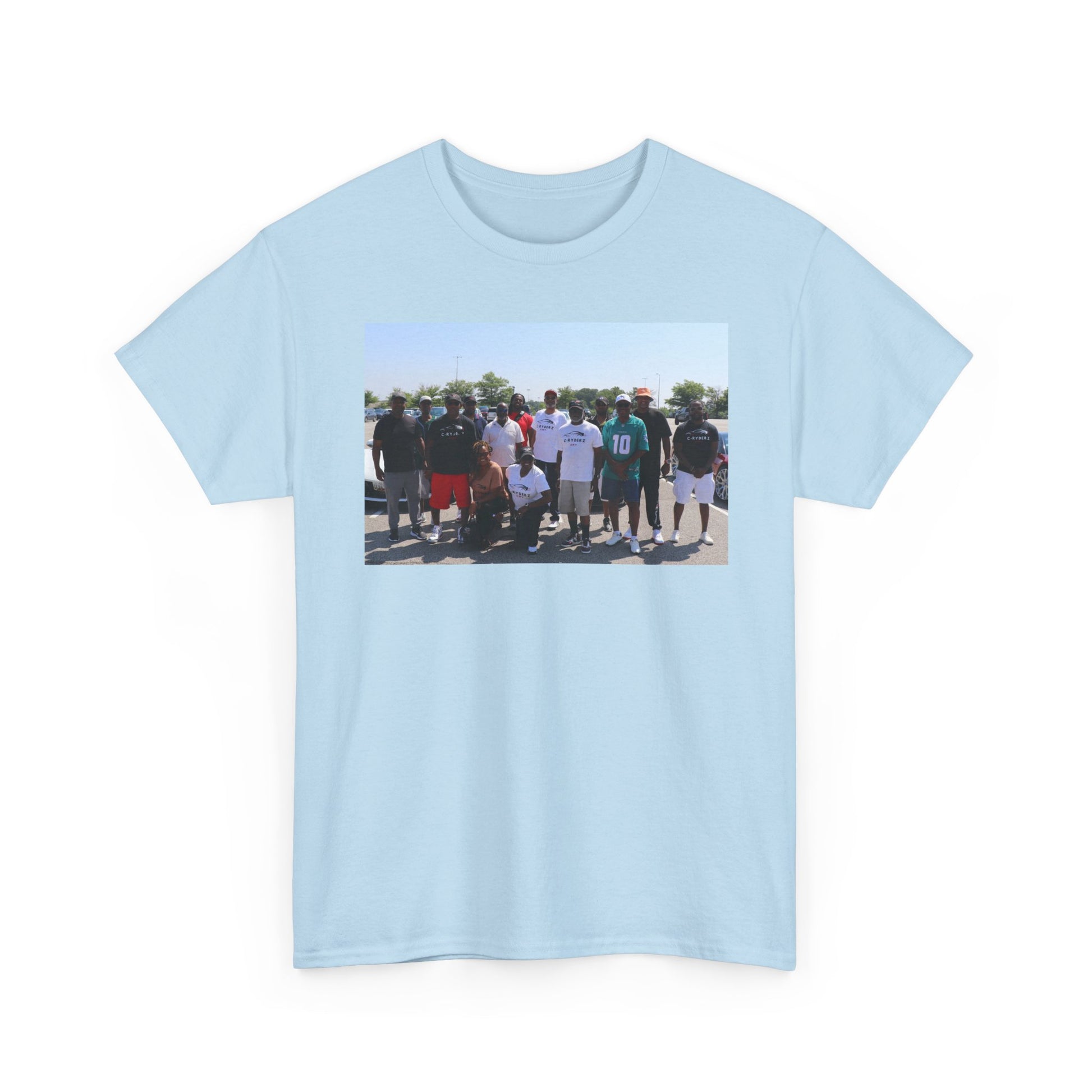 C-RYDERZ Group Photo Custom Tee — Personalized Reunion & Team Picture Shirt Printify