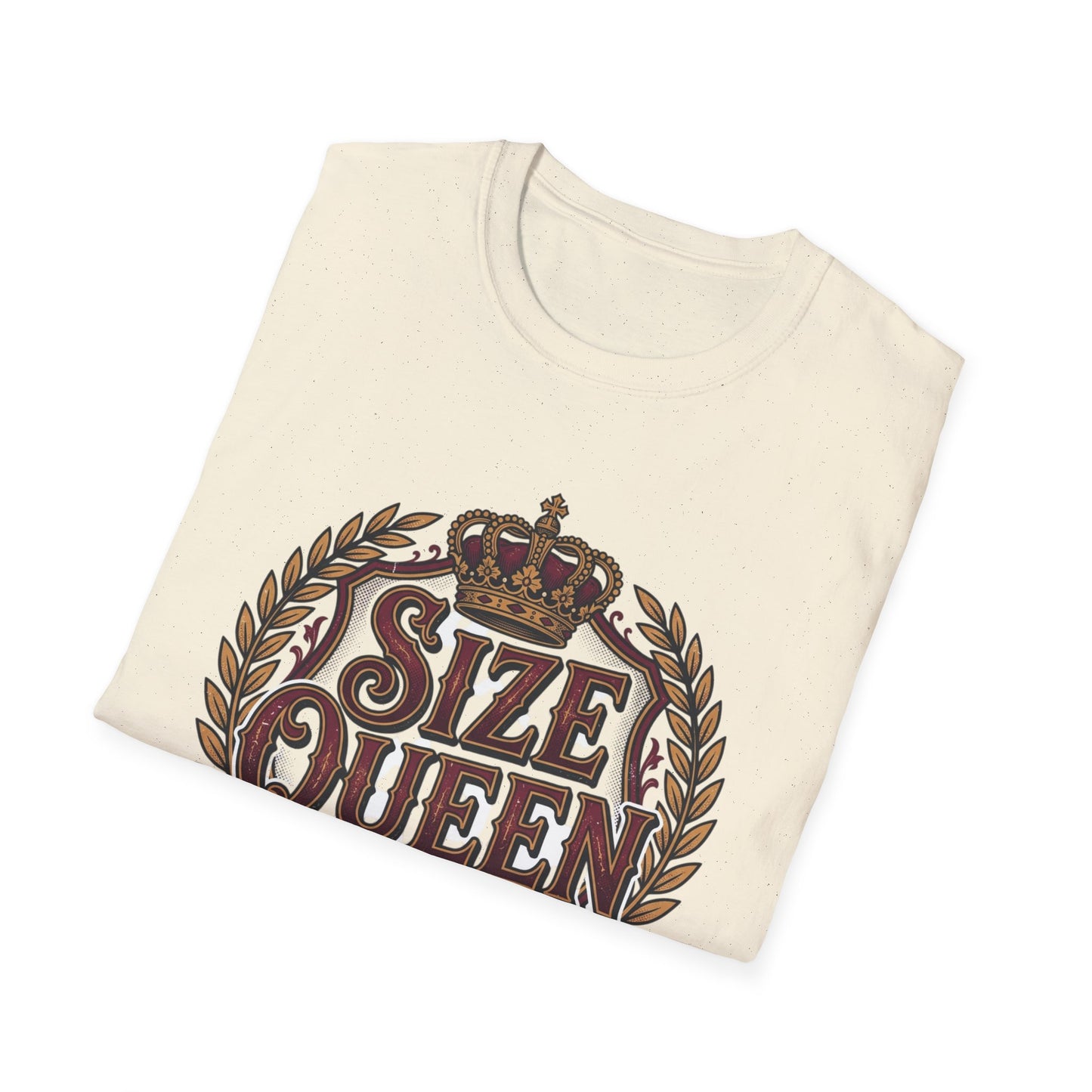 Size Queen T‑Shirt — Vintage Crown Graphic Tee Printify