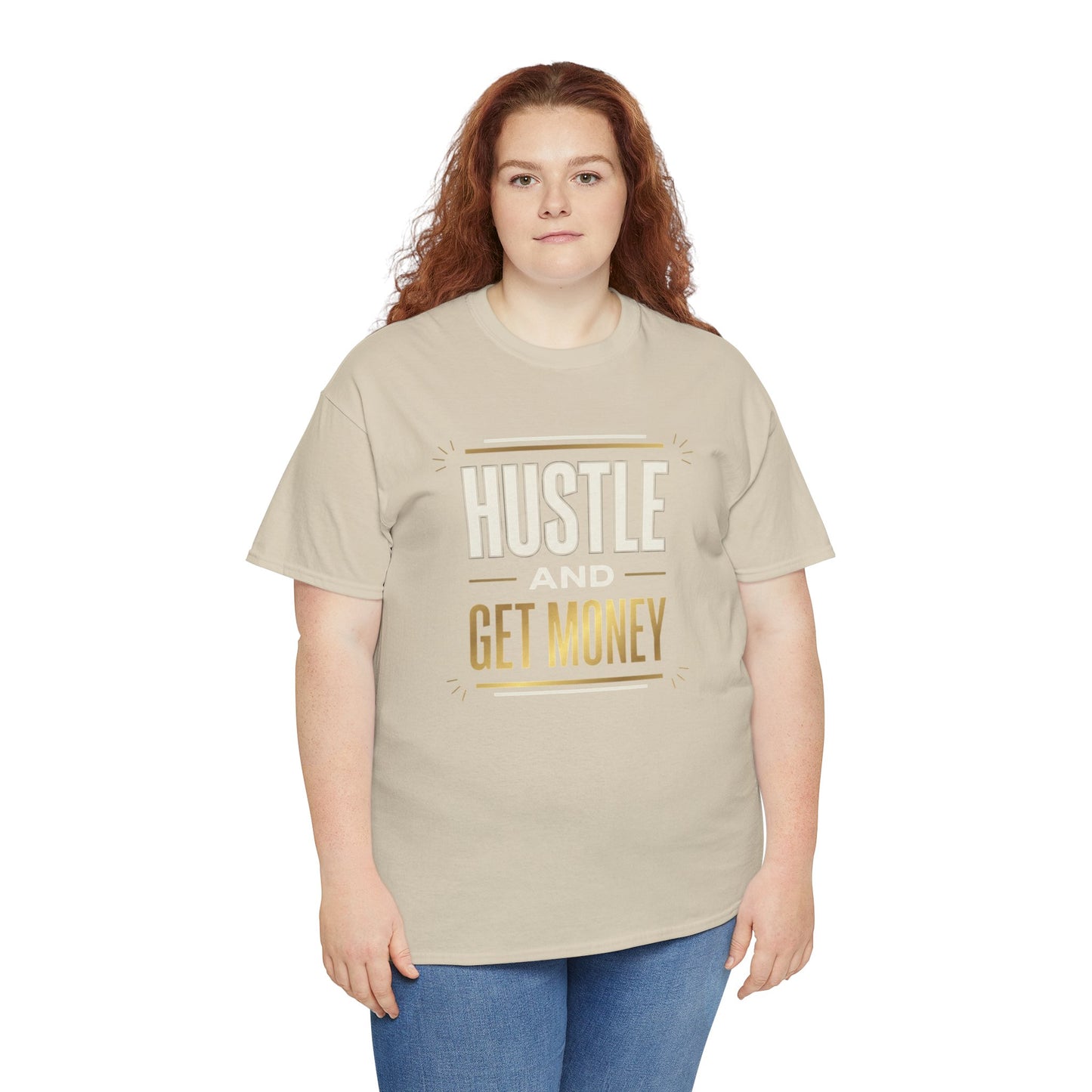 Hustle and Get Money Tee - Motivational Streetwear Graphic T-Shirt