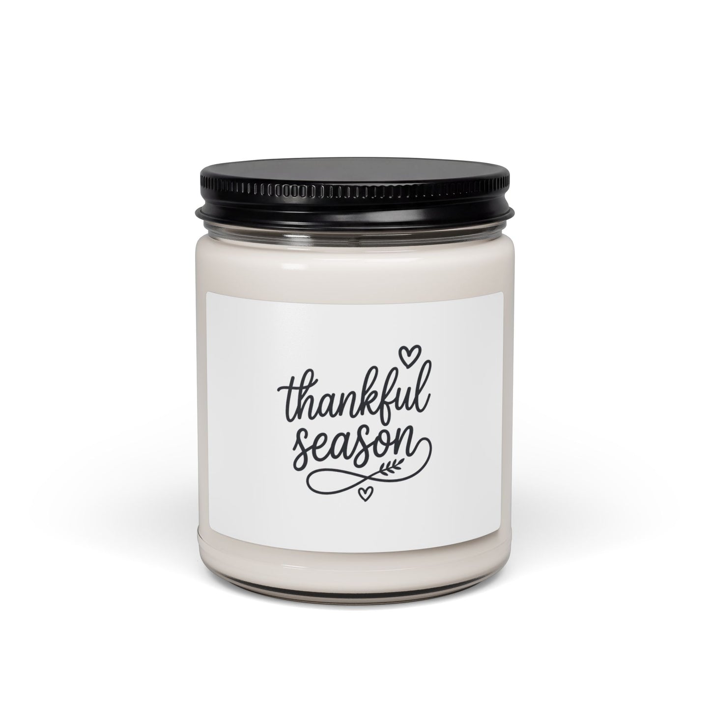 Thankful Season Candle, Thanksgiving soy candle, Fall pumpkin spice candle