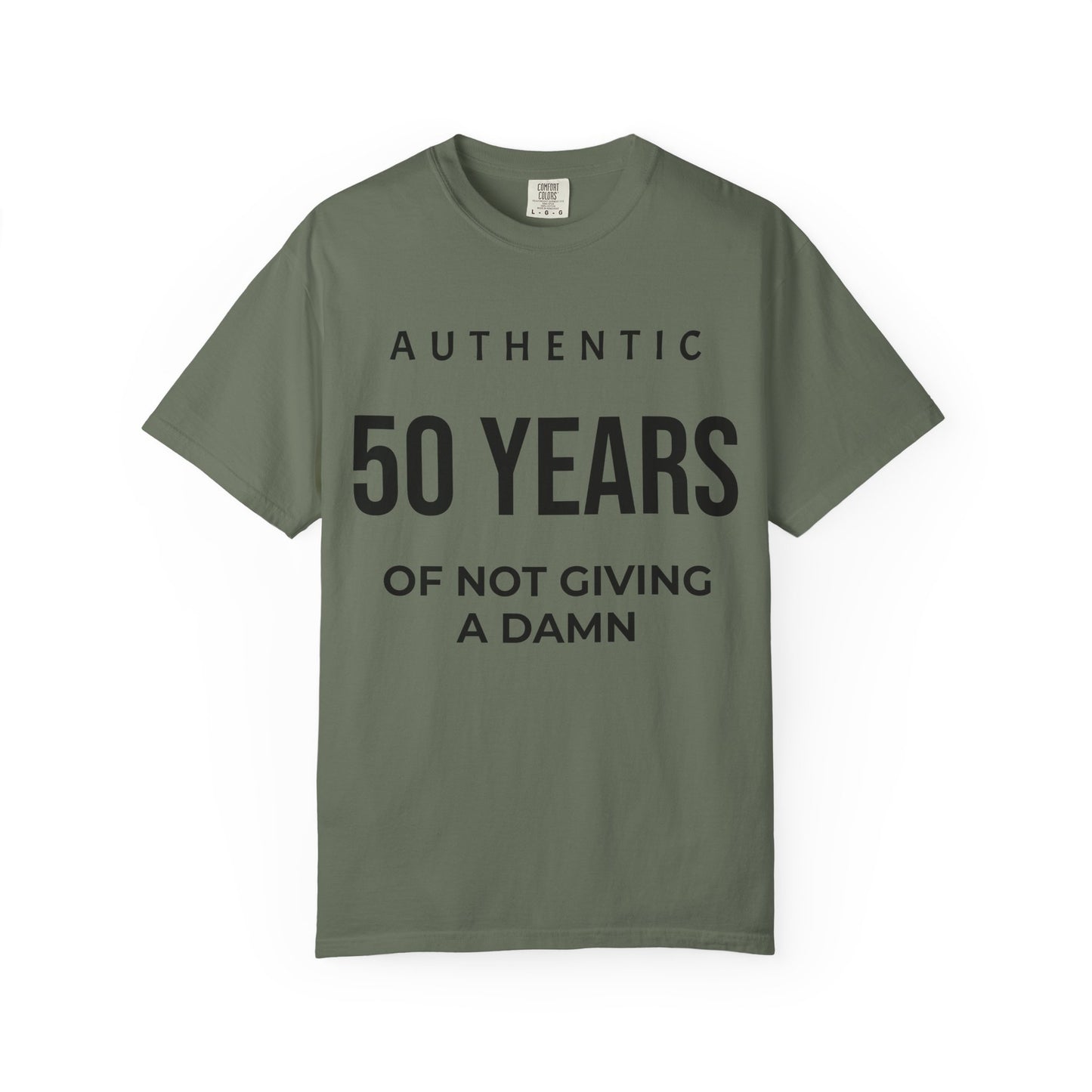 50 Years of Not Giving a Damn T-Shirt — Funny 50th Birthday Tee