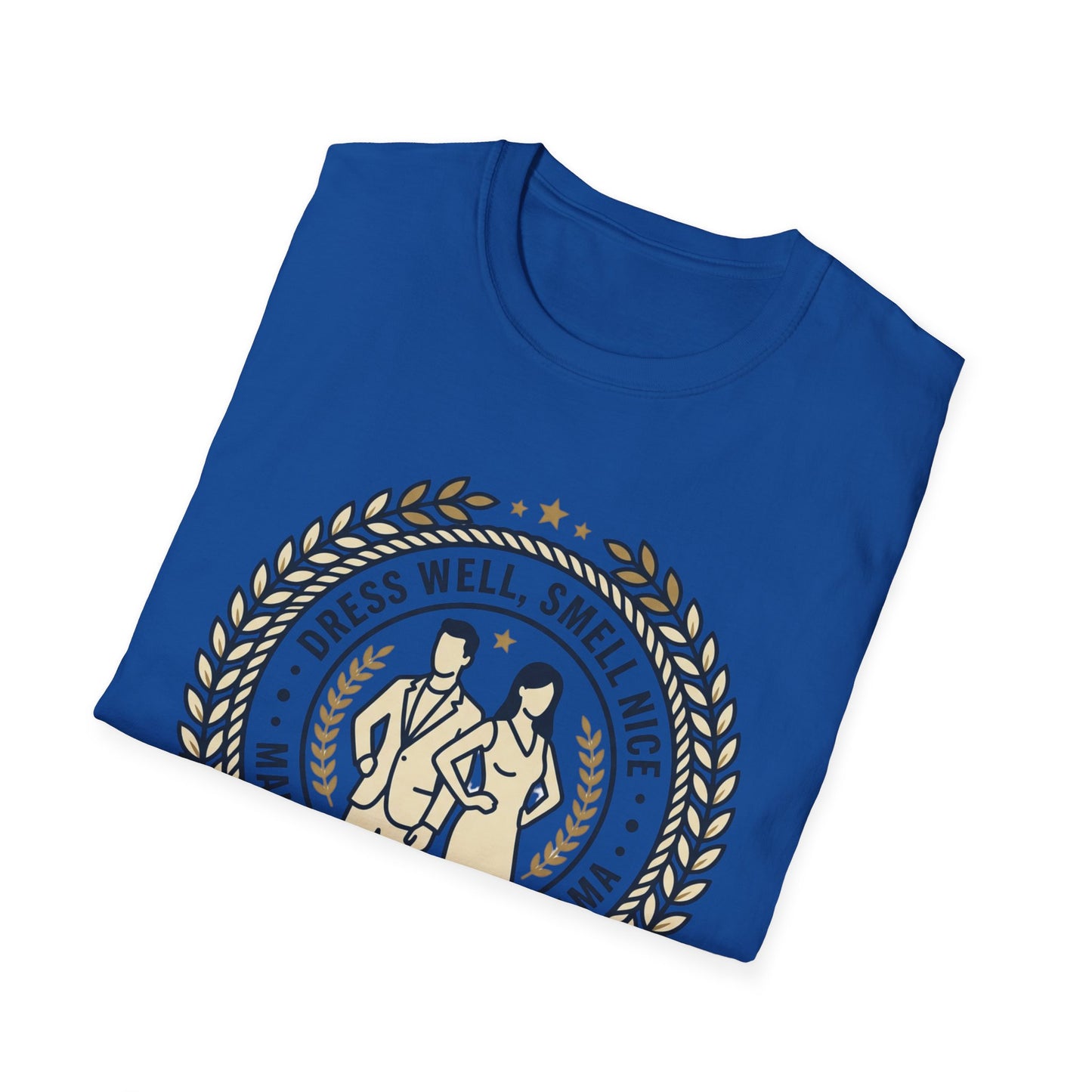 "Dress Well, Smell Nice" Vintage Couple Graphic Tee
