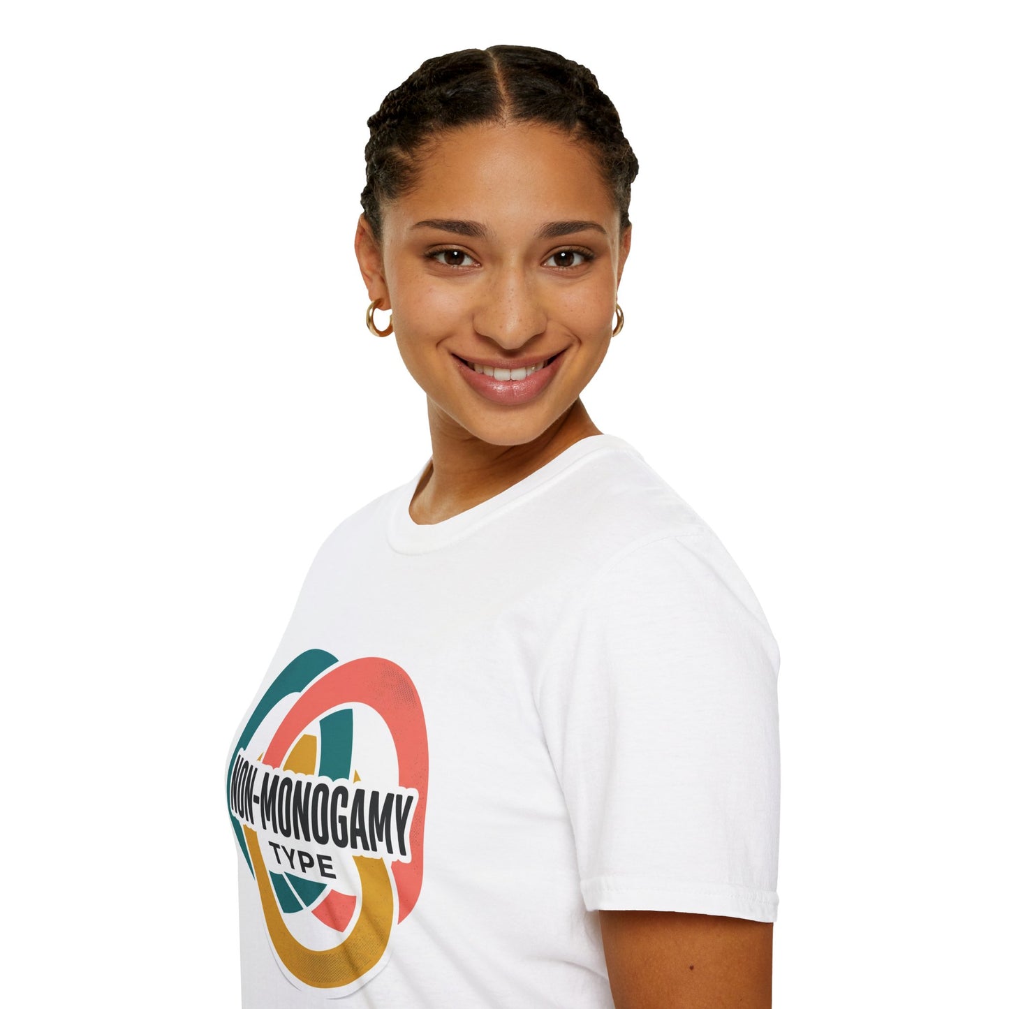 Non-Monogamy Type T-Shirt — Retro Polyamory Pride Tee Printify