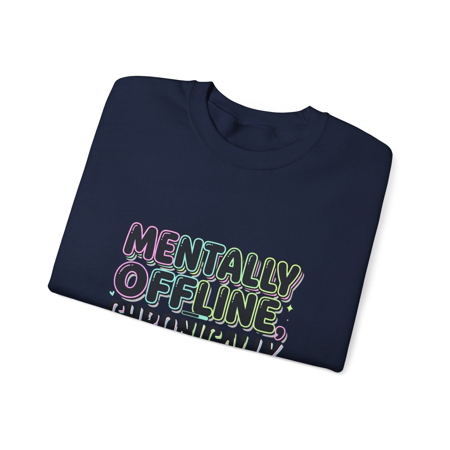 Mentally Offline Unisex Heavy Blend™ Crewneck Sweatshirt
