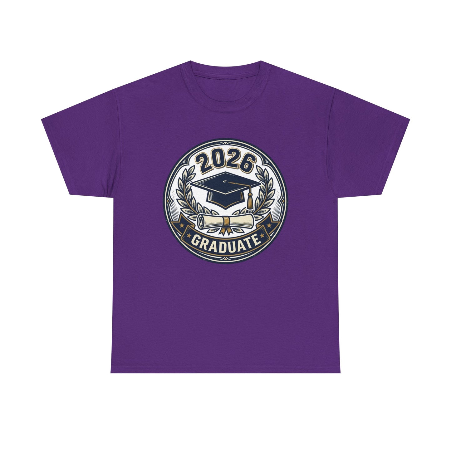 2026 Graduate T-Shirt — Graduation Cap Emblem Tee