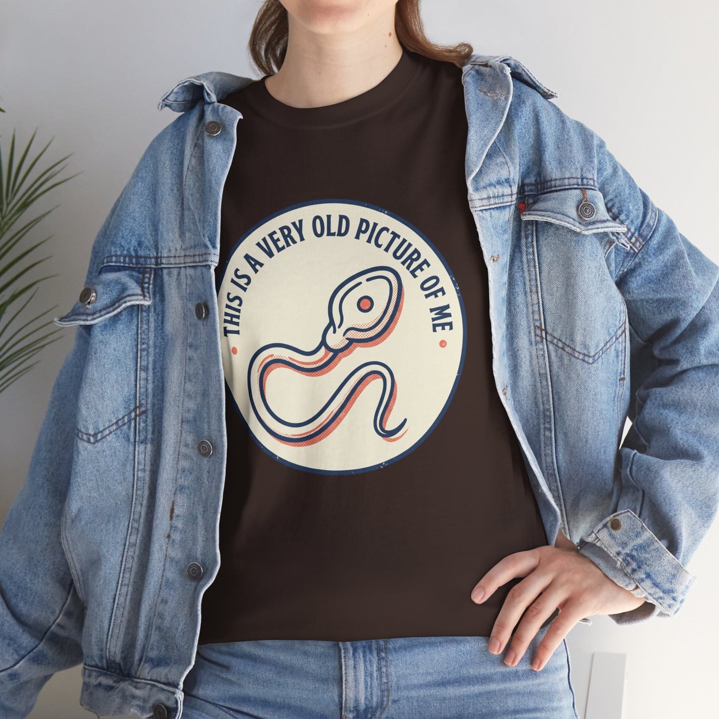 "This Is A Very Old Picture Of Me" Retro Snake Graphic Tee