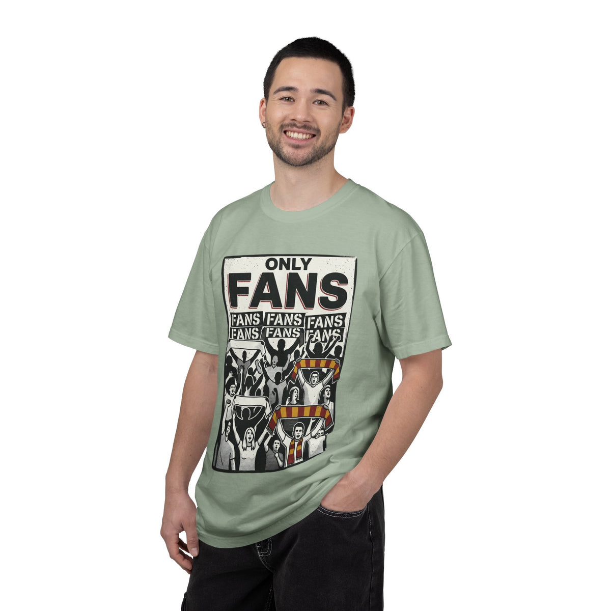 Only Fans Crowd Graphic T-Shirt — Vintage Sports Fan Tee