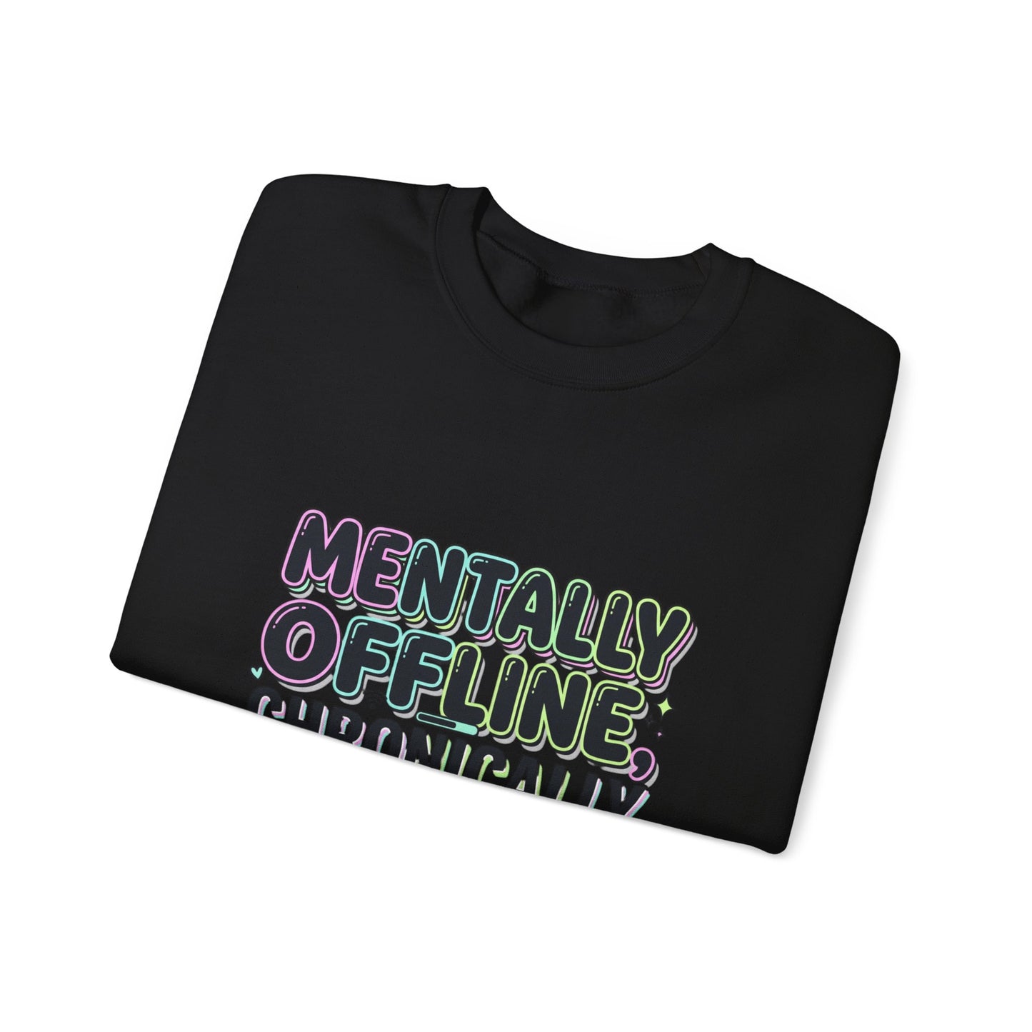 Mentally Offline Unisex Heavy Blend™ Crewneck Sweatshirt