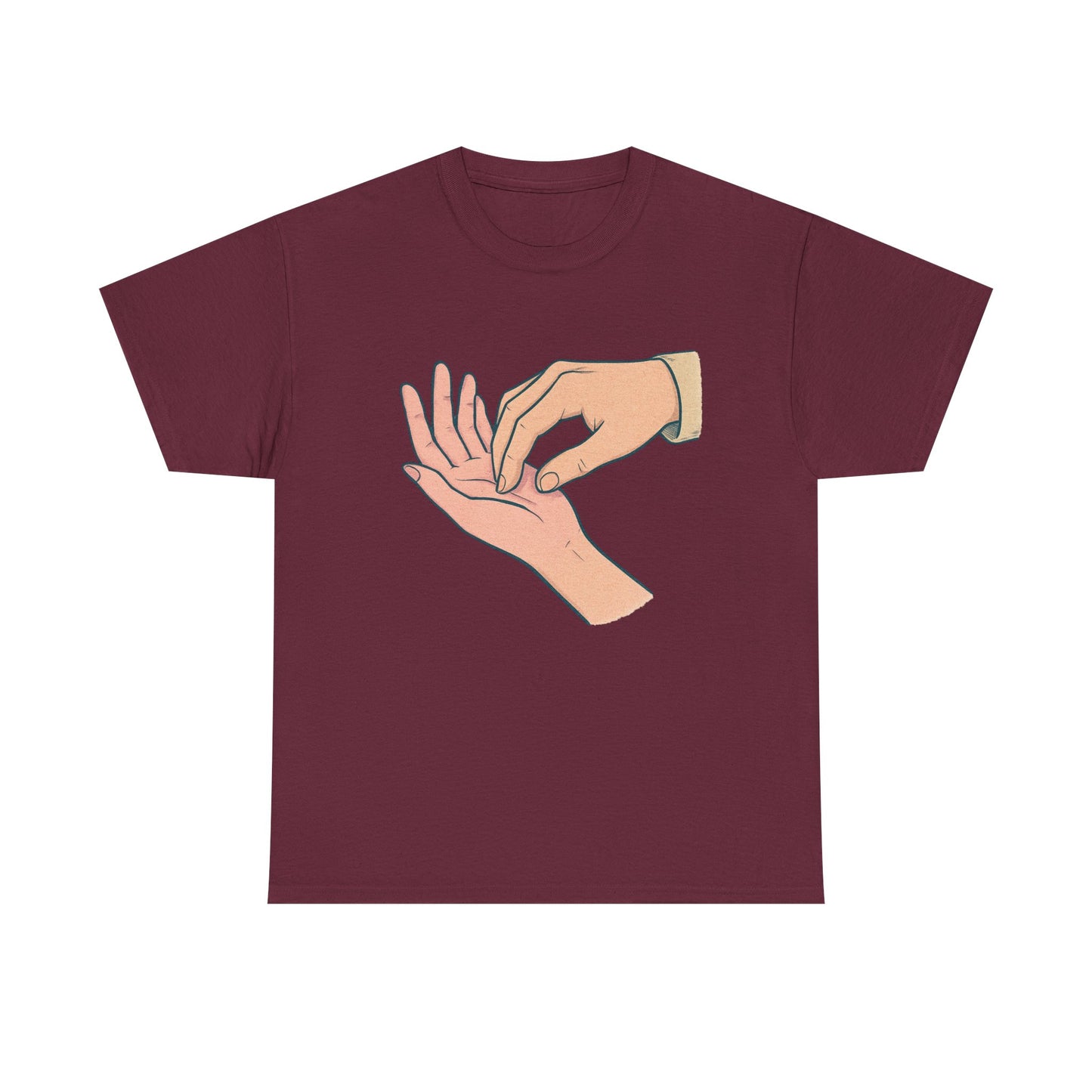 T-Shirt - Gentle Palm Reading Illustration Tee