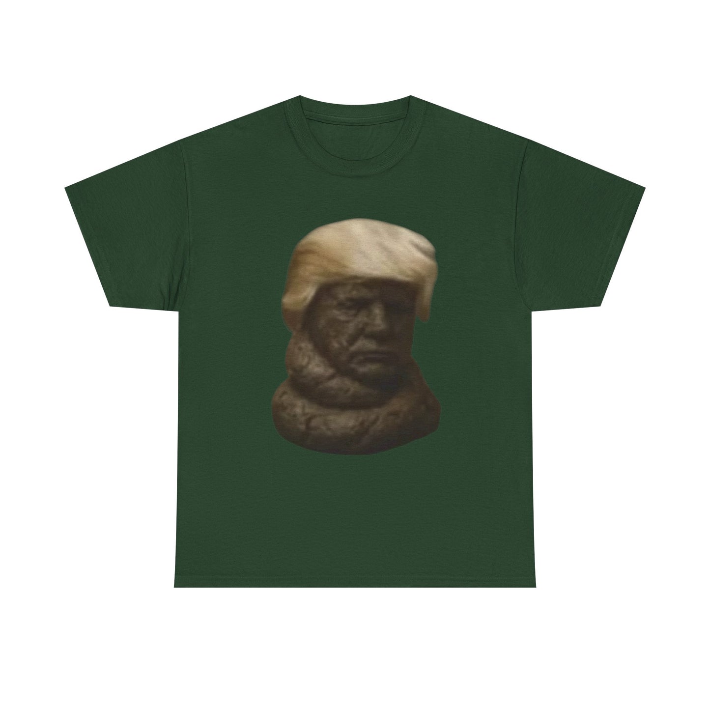 Graphic Tee — Bronze Bust Illustration T‑Shirt