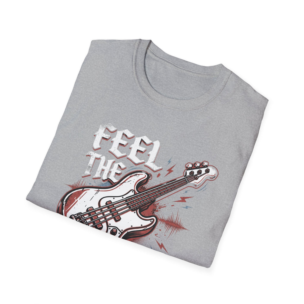 Bass Guitar Graphic T-Shirt — Rock Music Tee ("Bass Player")