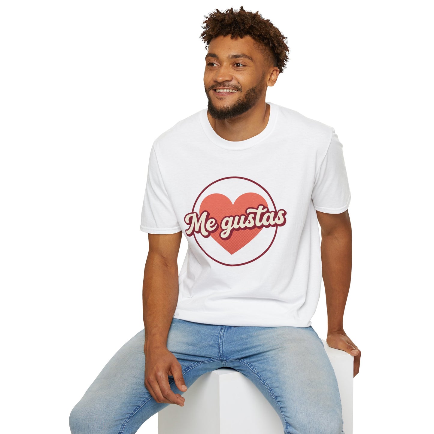 Me Gustas Heart T-Shirt — Spanish Love Graphic Tee