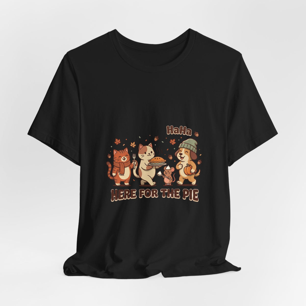 Here for the Pie Tee | Thanksgiving Turkey Pumpkin Pie Harvest