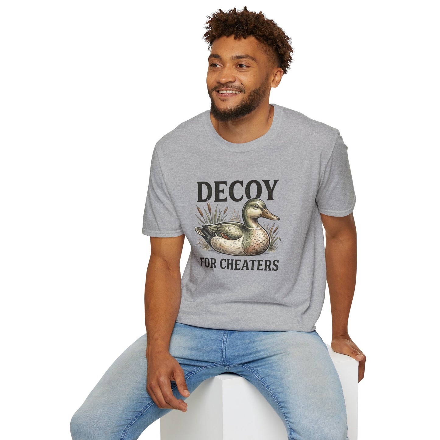 Decoy Duck T-Shirt — "Decoy for Cheaters" Vintage Waterfowl Tee