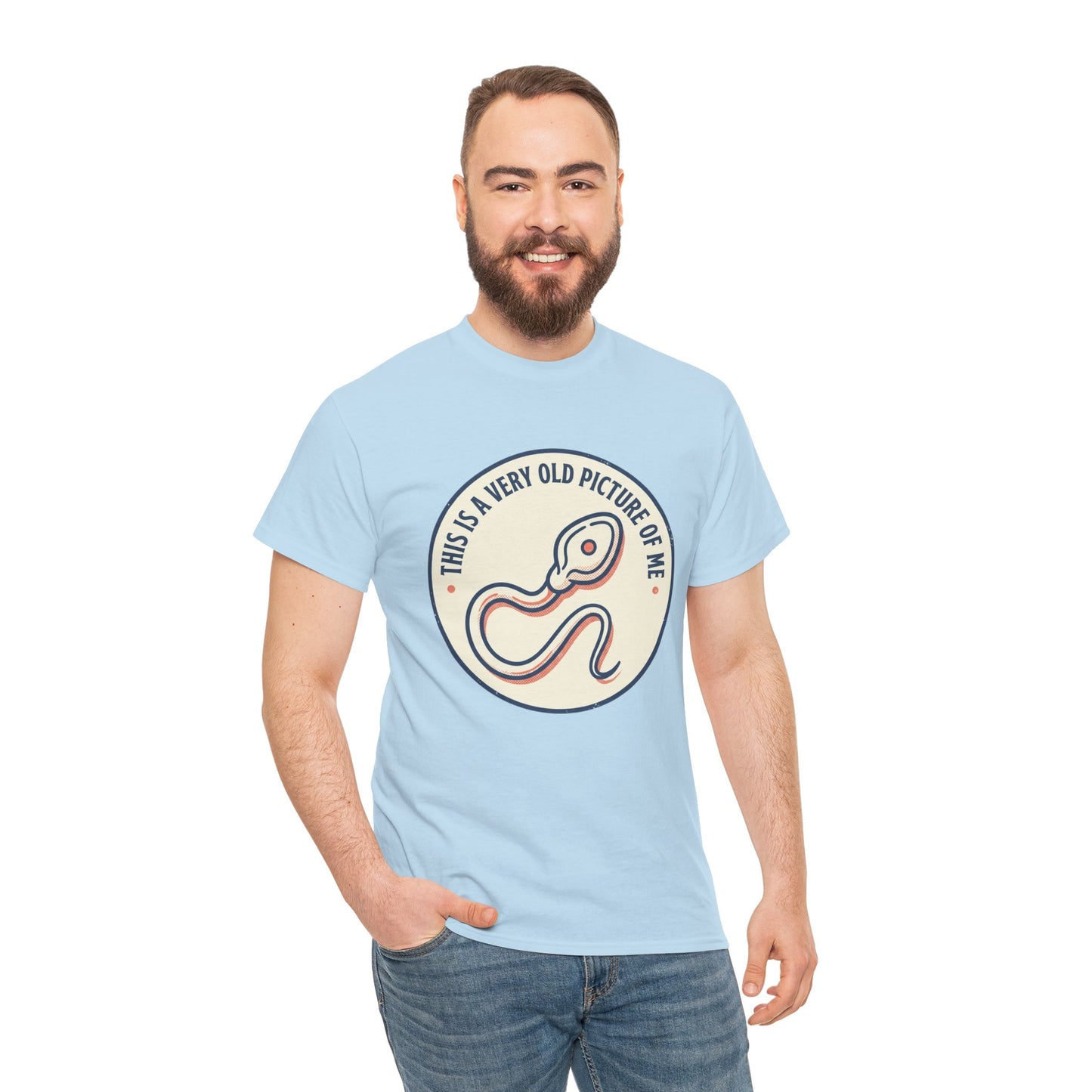 "This Is A Very Old Picture Of Me" Retro Snake Graphic Tee