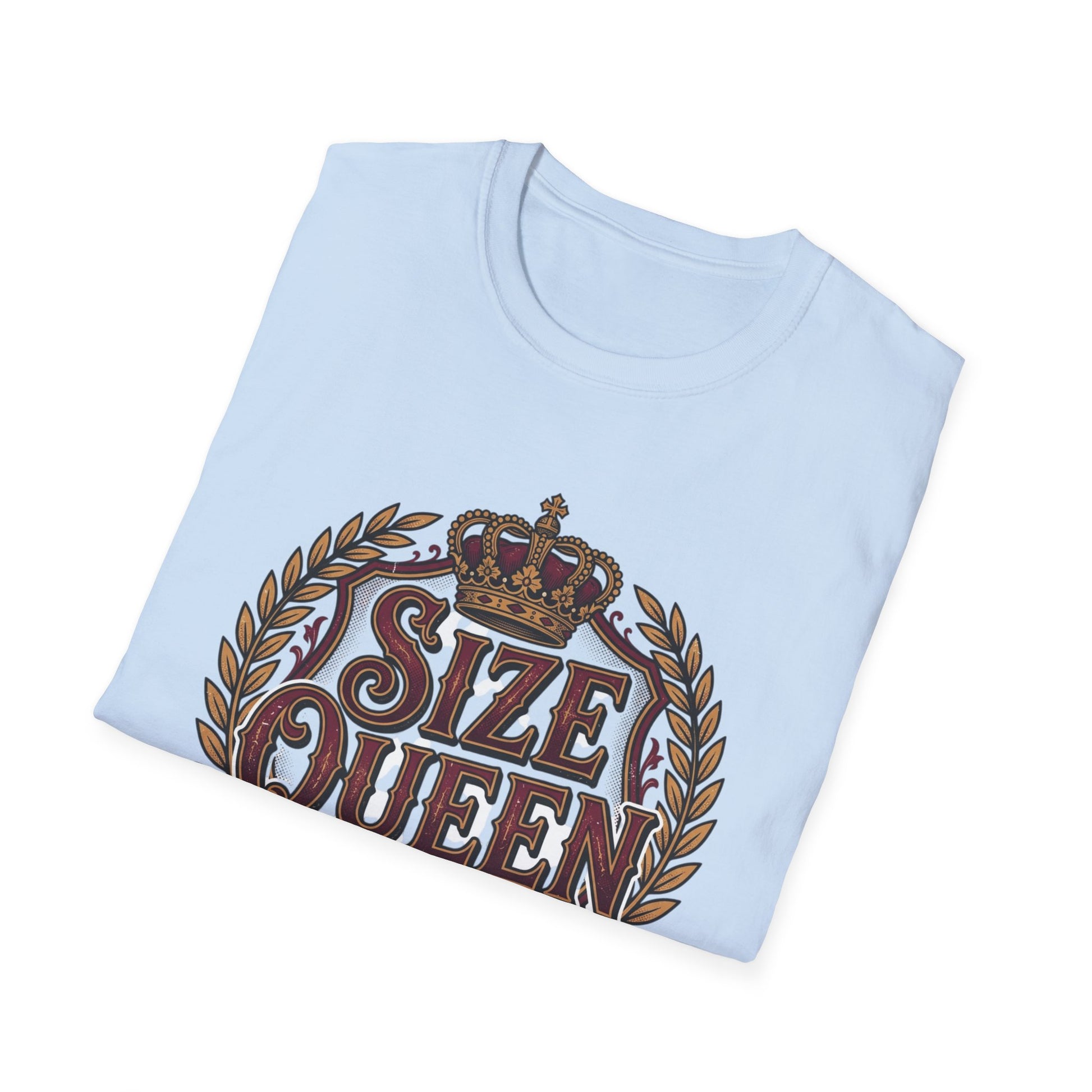 Size Queen T‑Shirt — Vintage Crown Graphic Tee Printify