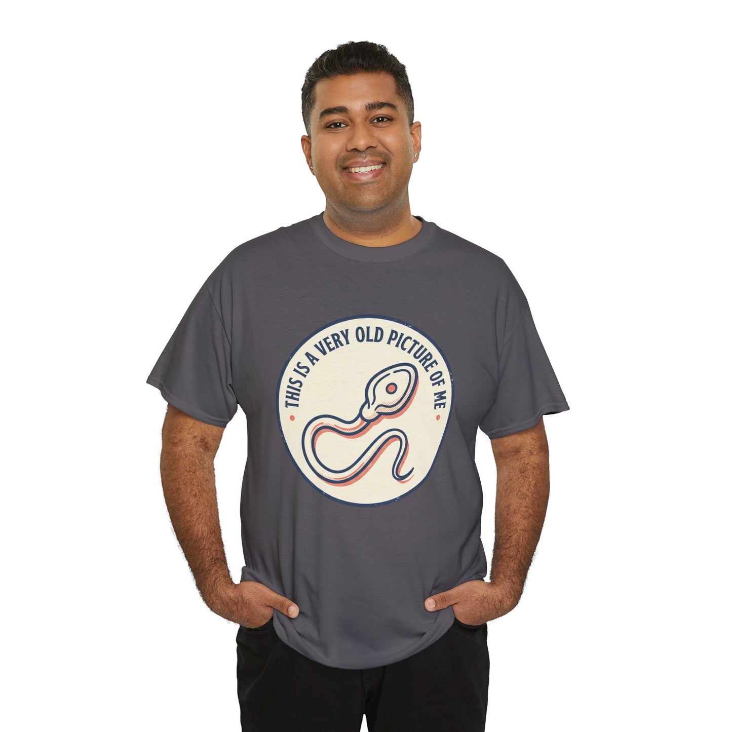 "This Is A Very Old Picture Of Me" Retro Snake Graphic Tee