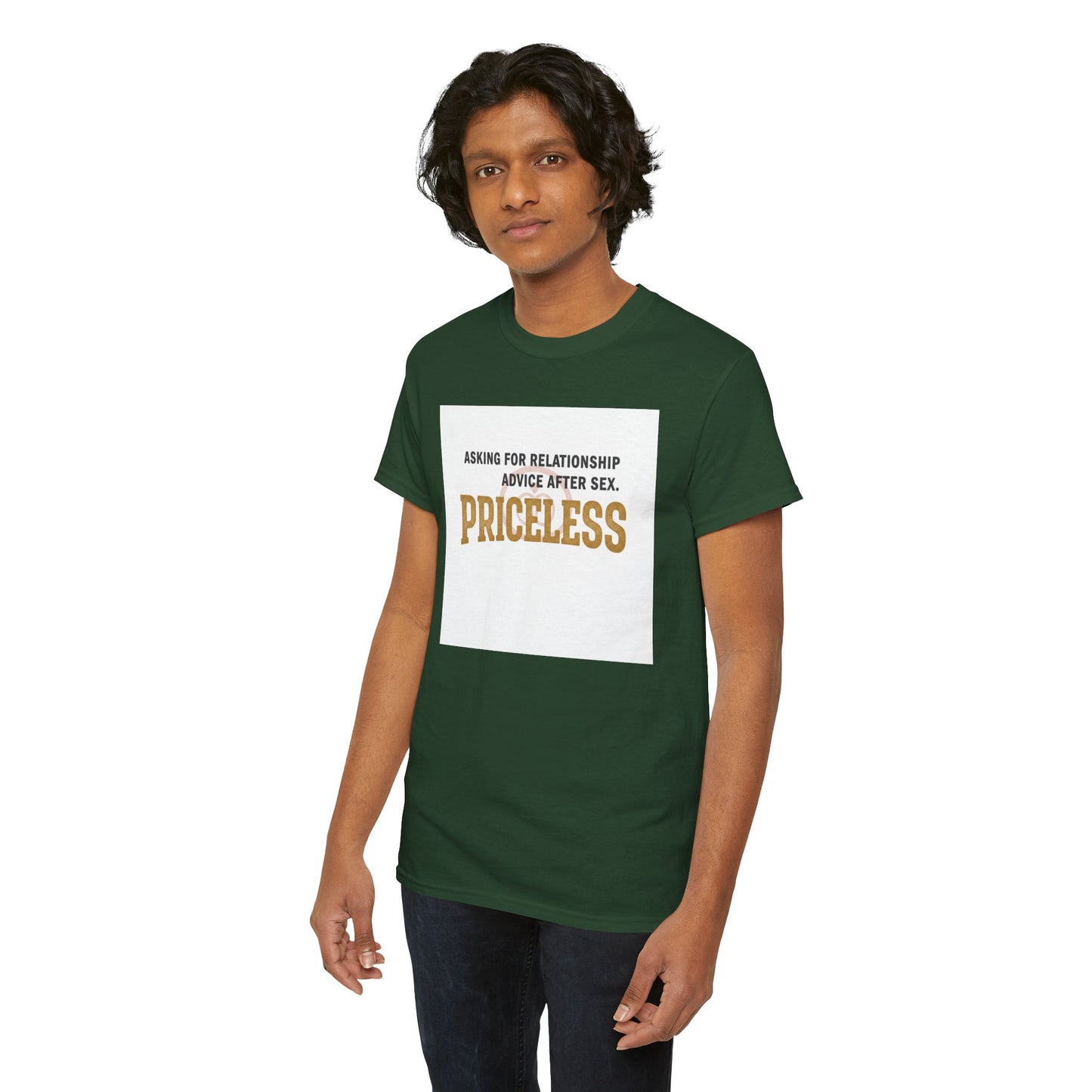 Priceless Funny Graphic Tee — "Asking for Relationship Advice After Sex" Casual Cotton Shirt
