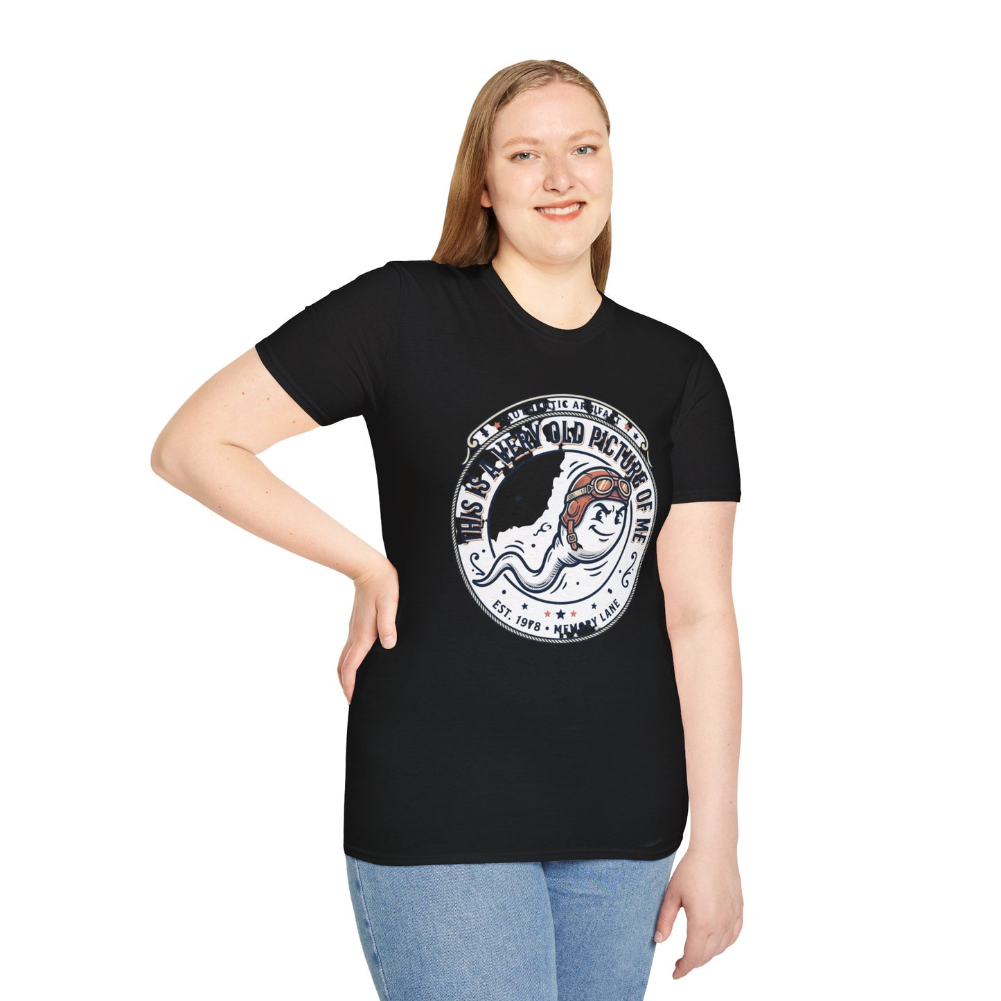 "This Is A Very Old Picture Of Me" Retro Marine Tee