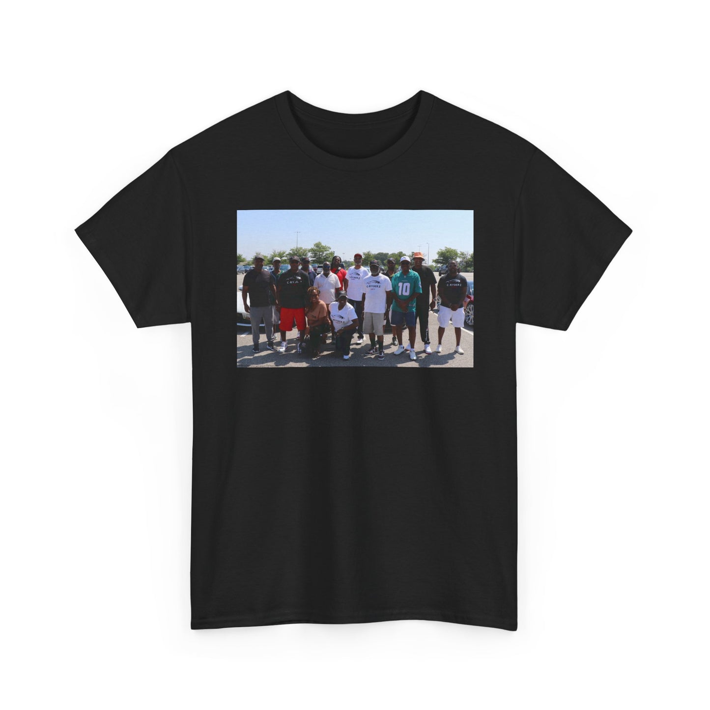 C-RYDERZ Group Photo Custom Tee — Personalized Reunion & Team Picture Shirt Printify