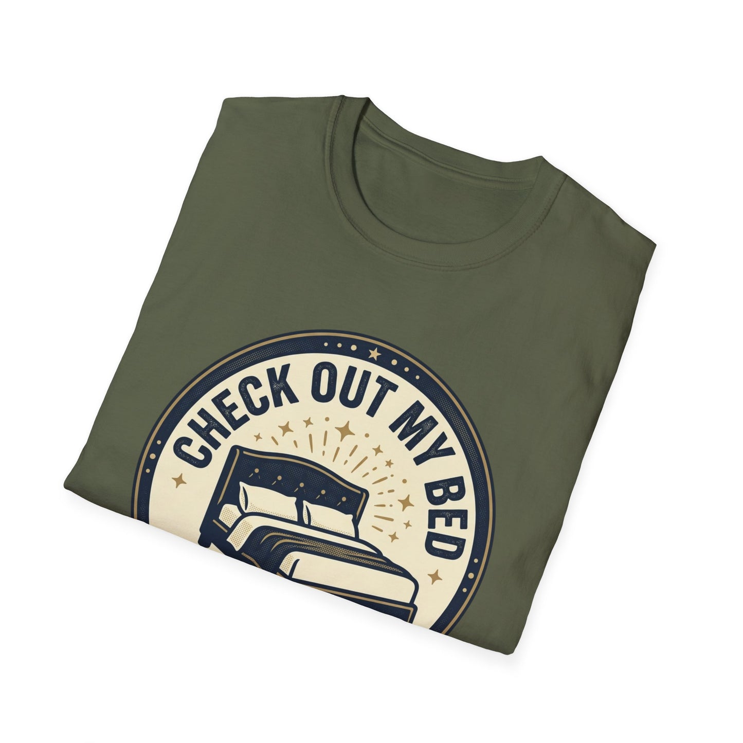 Check Out My Bed T-Shirt – “This Is Where The Magic Happens” Vintage Graphic Tee
