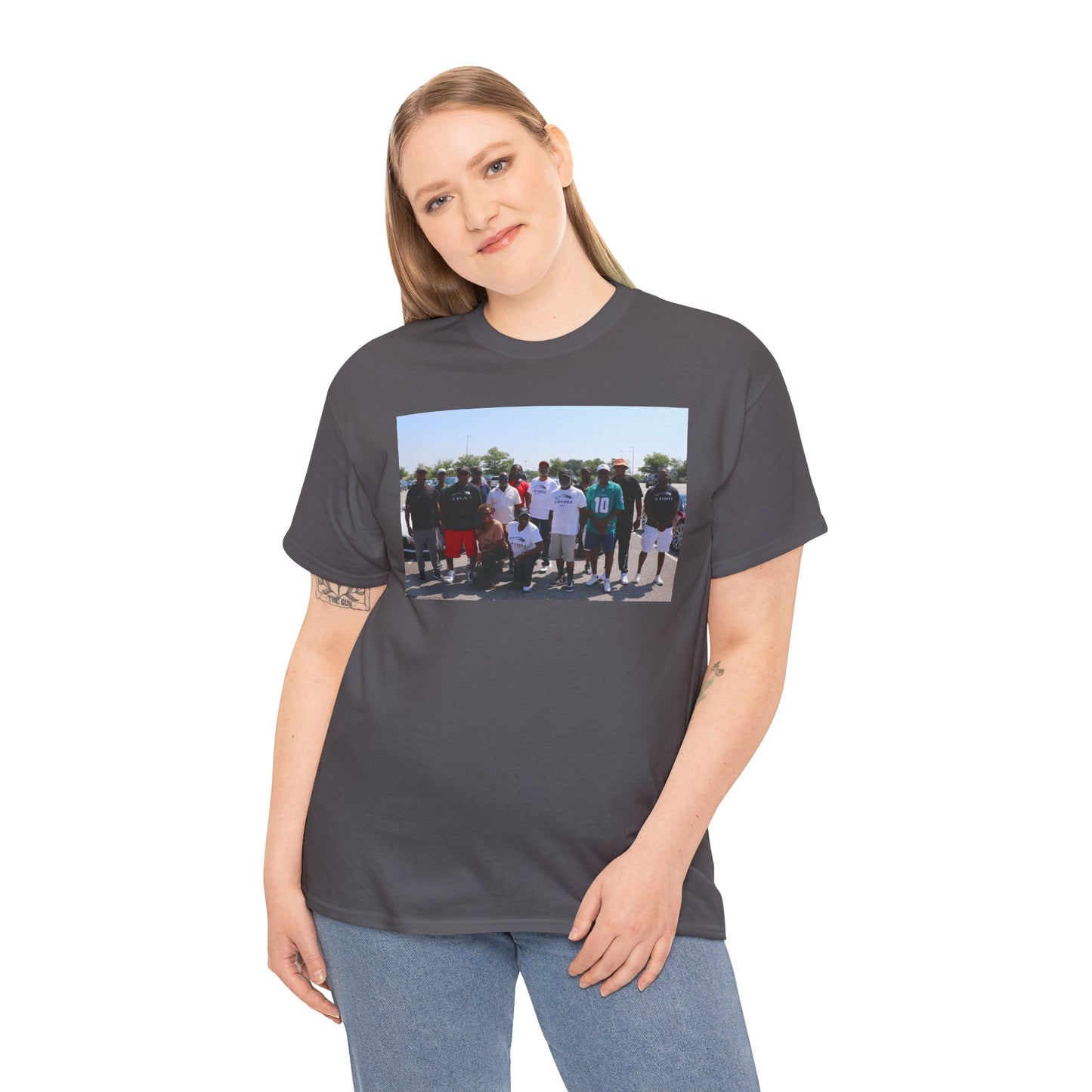 C-RYDERZ Group Photo Custom Tee — Personalized Reunion & Team Picture Shirt Printify