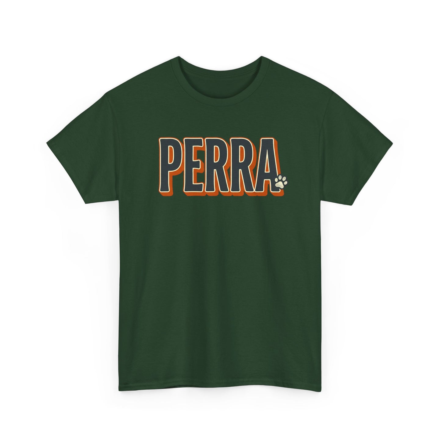 Perra Graphic Tee – Bold Retro Lettering T-Shirt