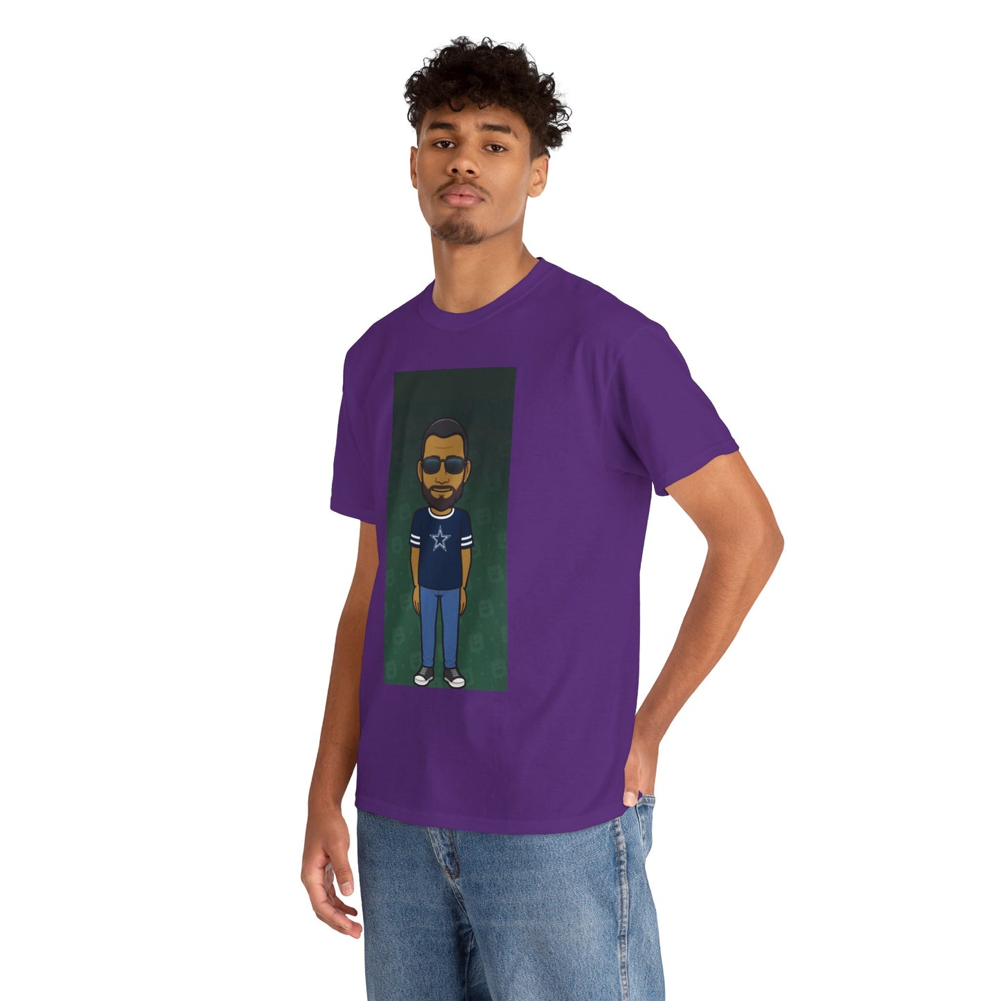 Cartoon Guy Graphic Tee — Personalized Avatar Shirt Printify
