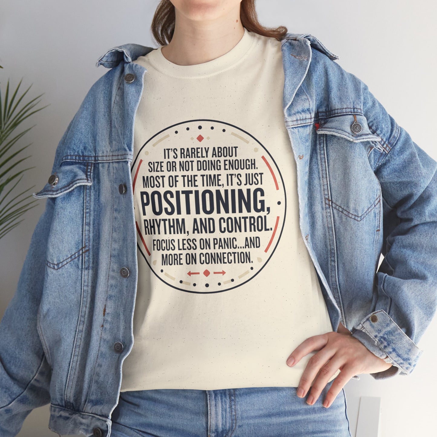 "Positioning, Rhythm, and Control" Motivational Tee—Inspirational Quote T-Shirt