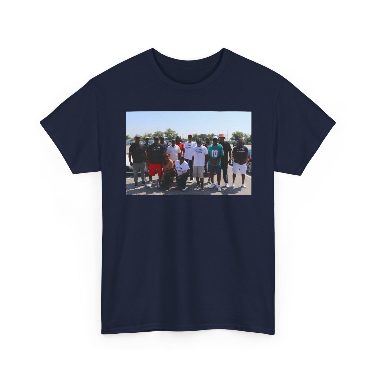 C-RYDERZ Group Photo Custom Tee — Personalized Reunion & Team Picture Shirt Printify