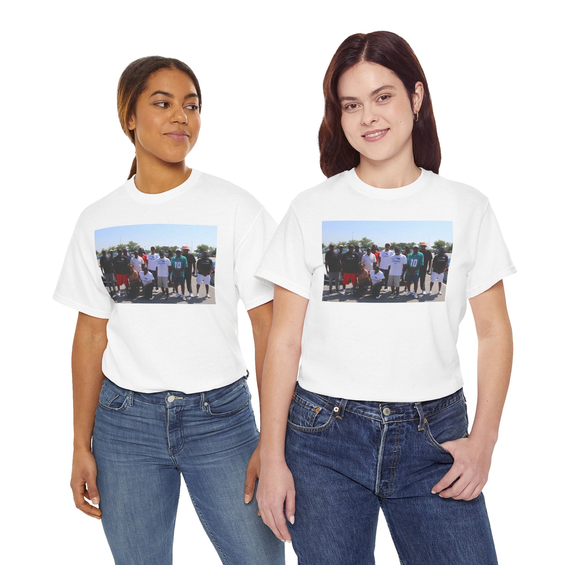 C-RYDERZ Group Photo Custom Tee — Personalized Reunion & Team Picture Shirt Printify