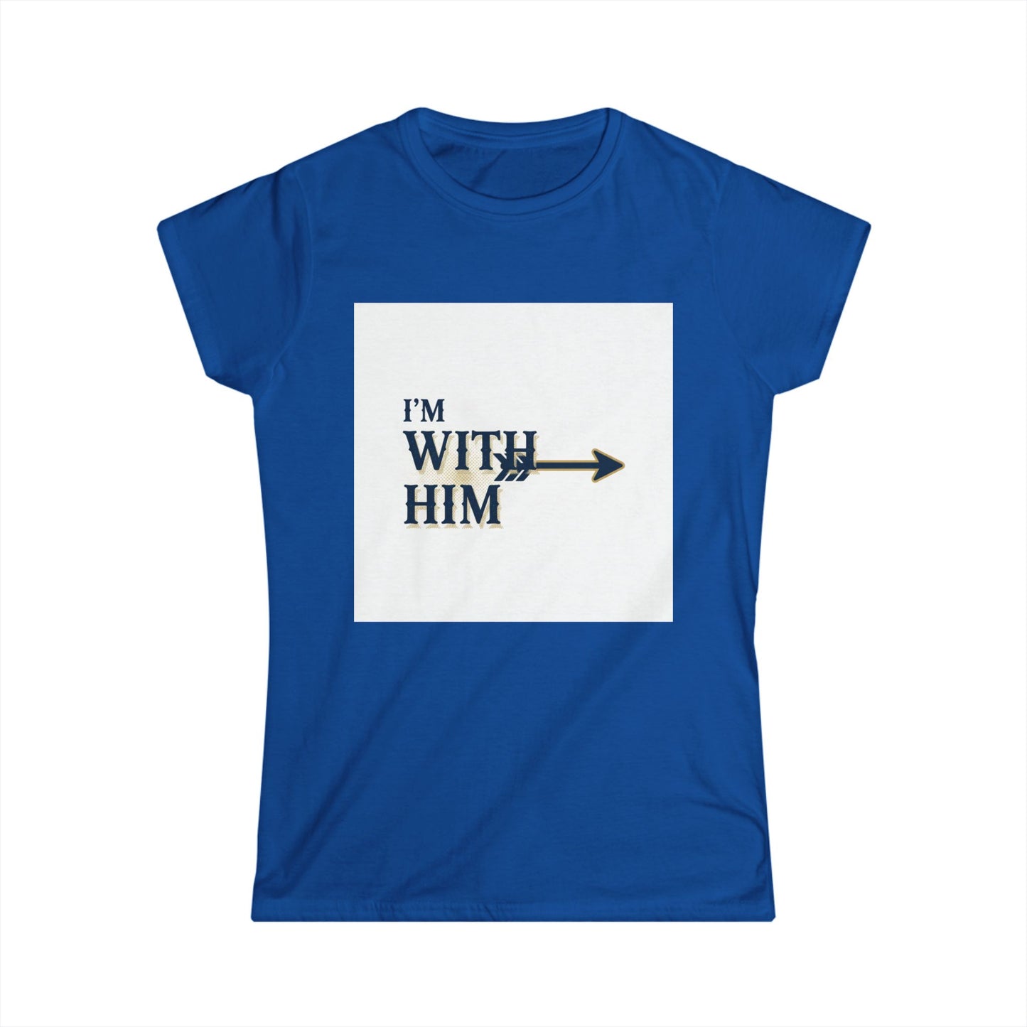 I'm With Him Arrow Tee — Women's Couple T-Shirt