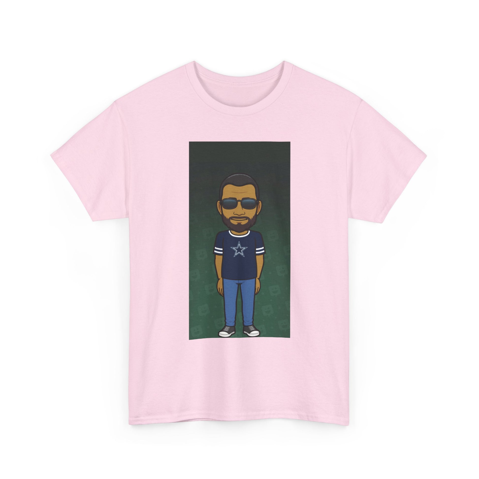 Cartoon Guy Graphic Tee — Personalized Avatar Shirt Printify