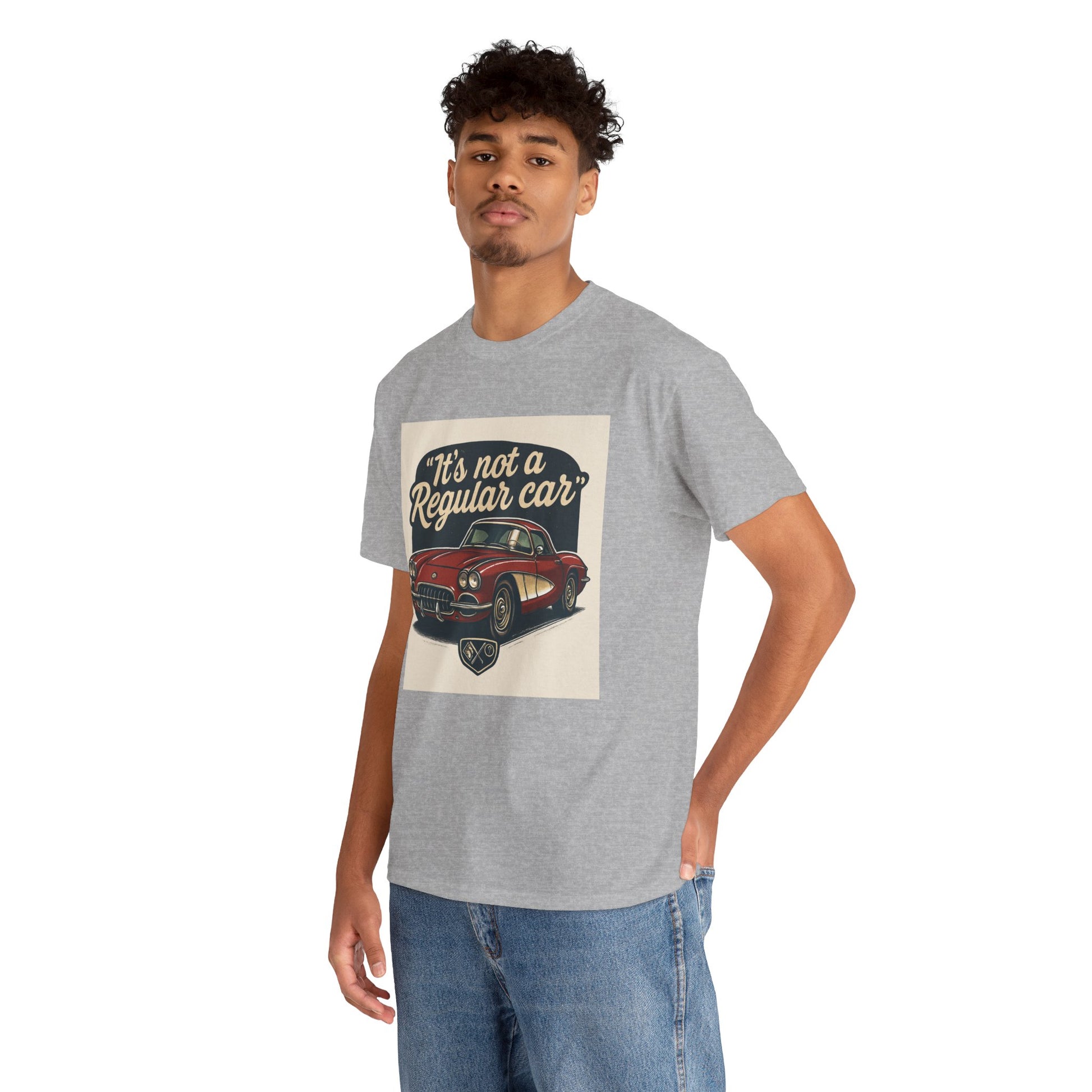 Classic Car Tee — "It's Not a Regular Car" Vintage Muscle Car Shirt Printify