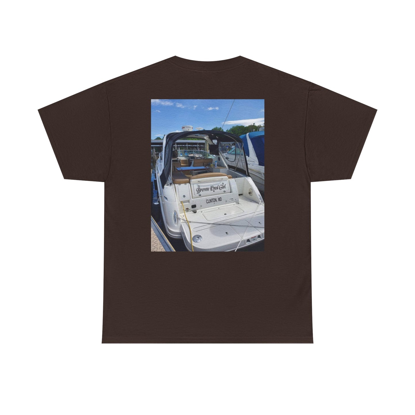 Custom Photo Print T-Shirt — Personalized Selfie Tee ("Welcome" Coffee Graphic) Printify