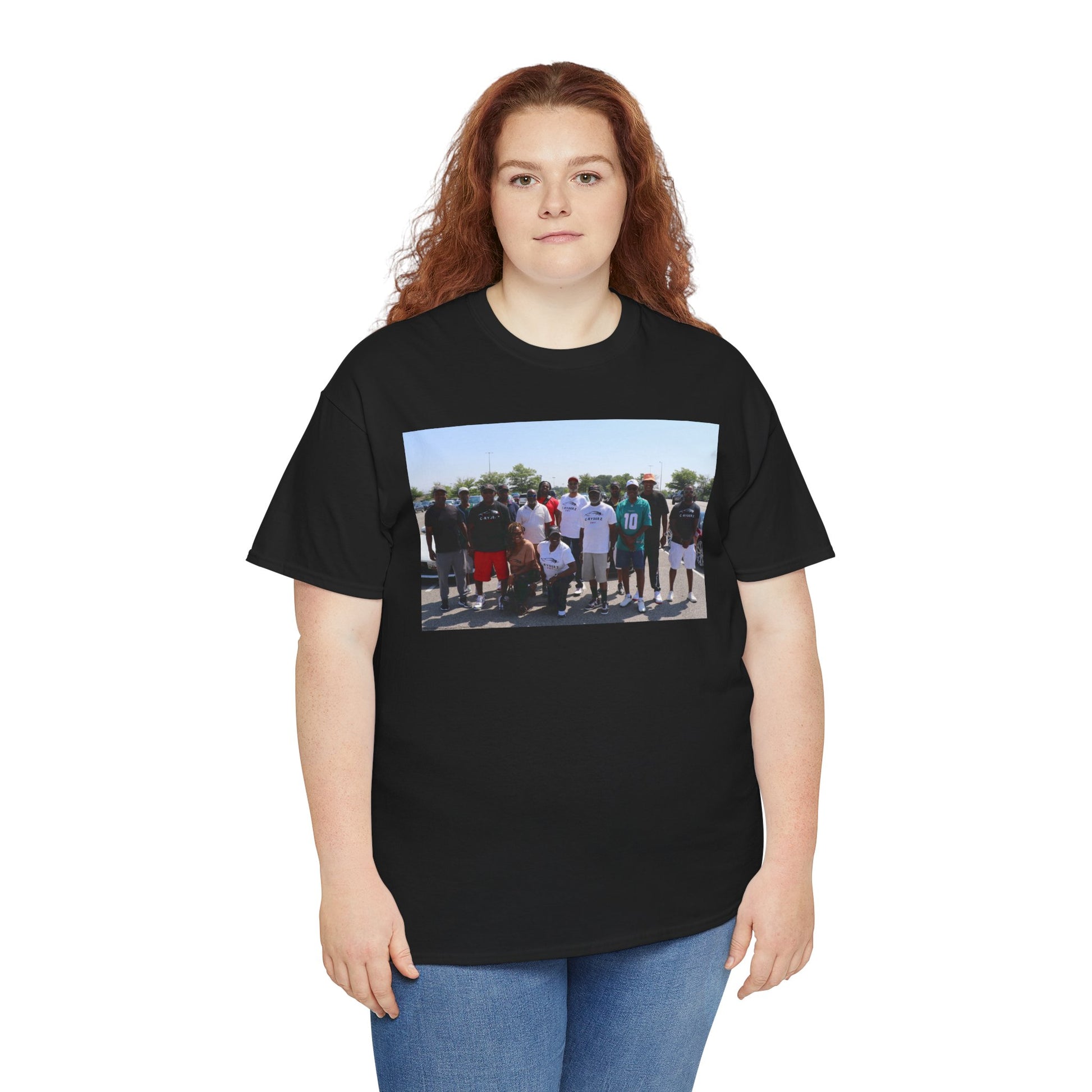 C-RYDERZ Group Photo Custom Tee — Personalized Reunion & Team Picture Shirt Printify