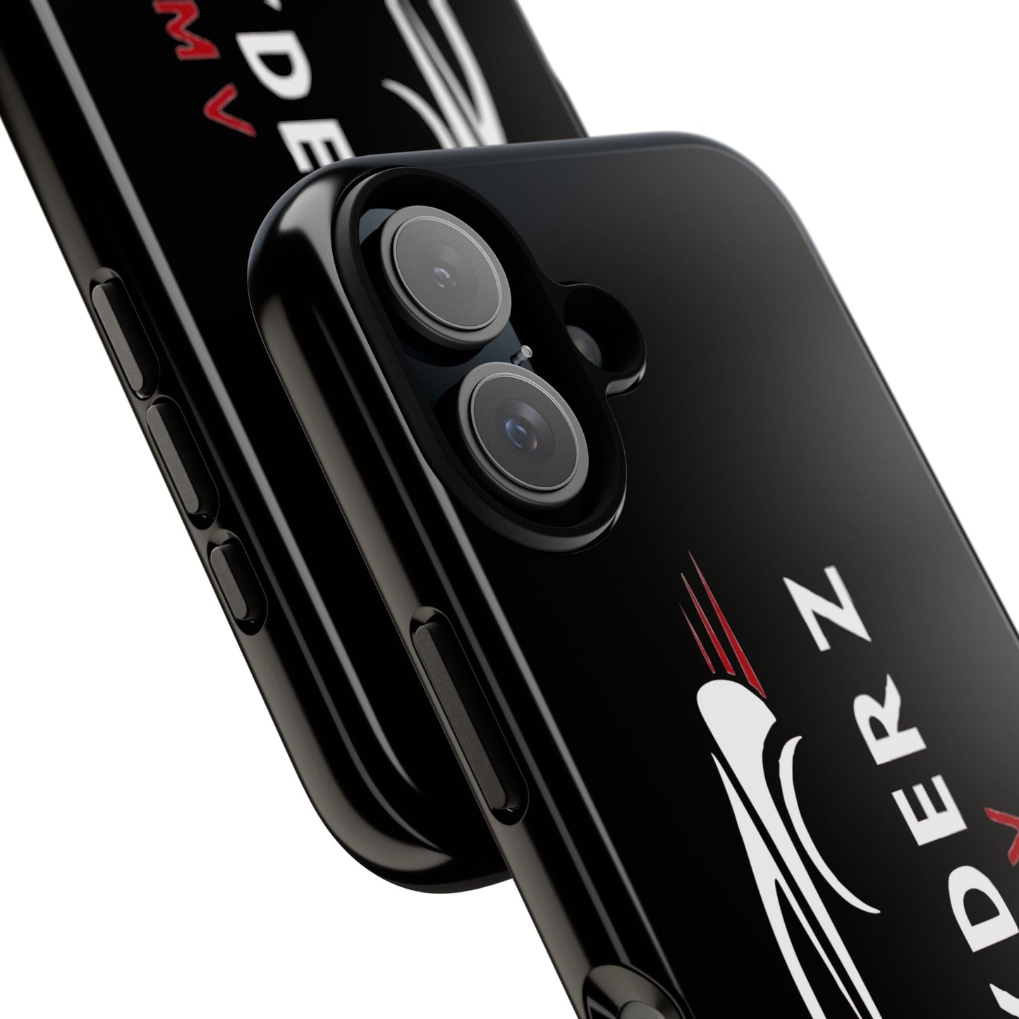 C-Ryderz DMV Black Slim Phone Case — Sporty Car Silhouette Protective Cover Printify