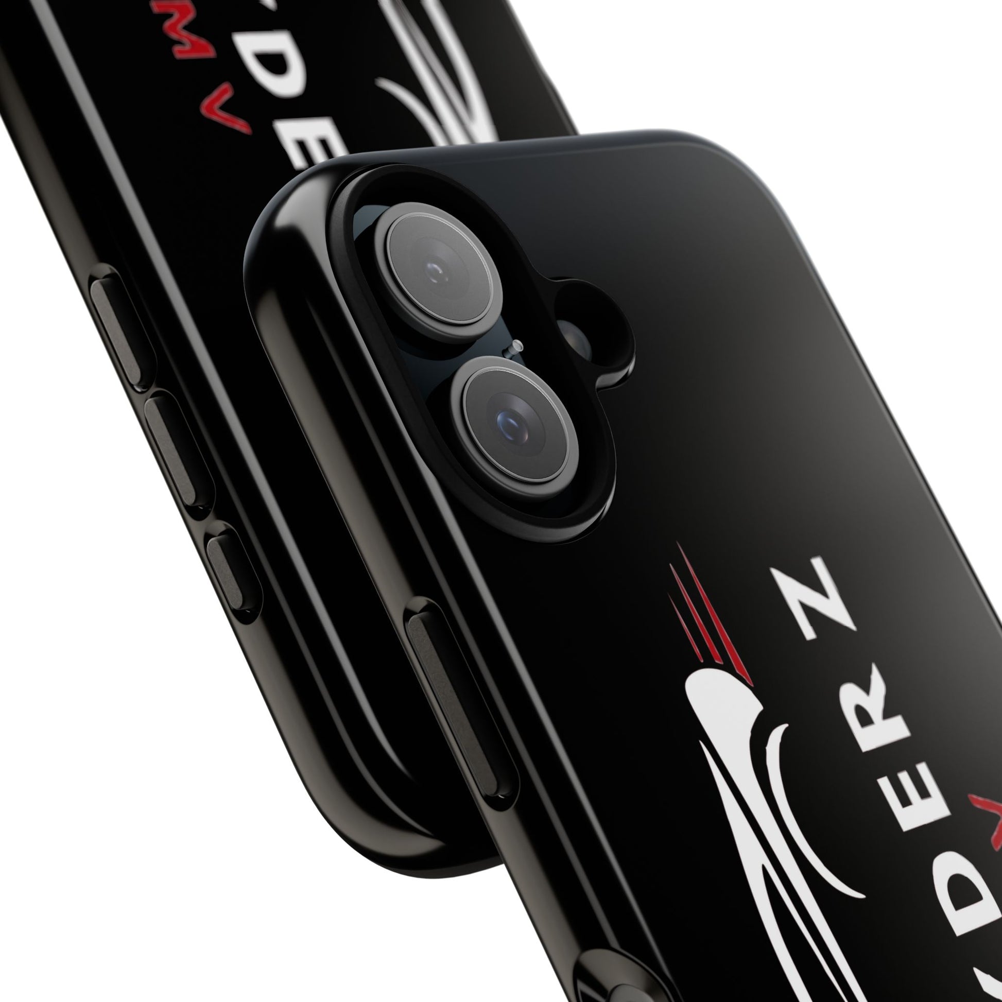 C-Ryderz DMV Black Slim Phone Case — Sporty Car Silhouette Protective Cover Printify