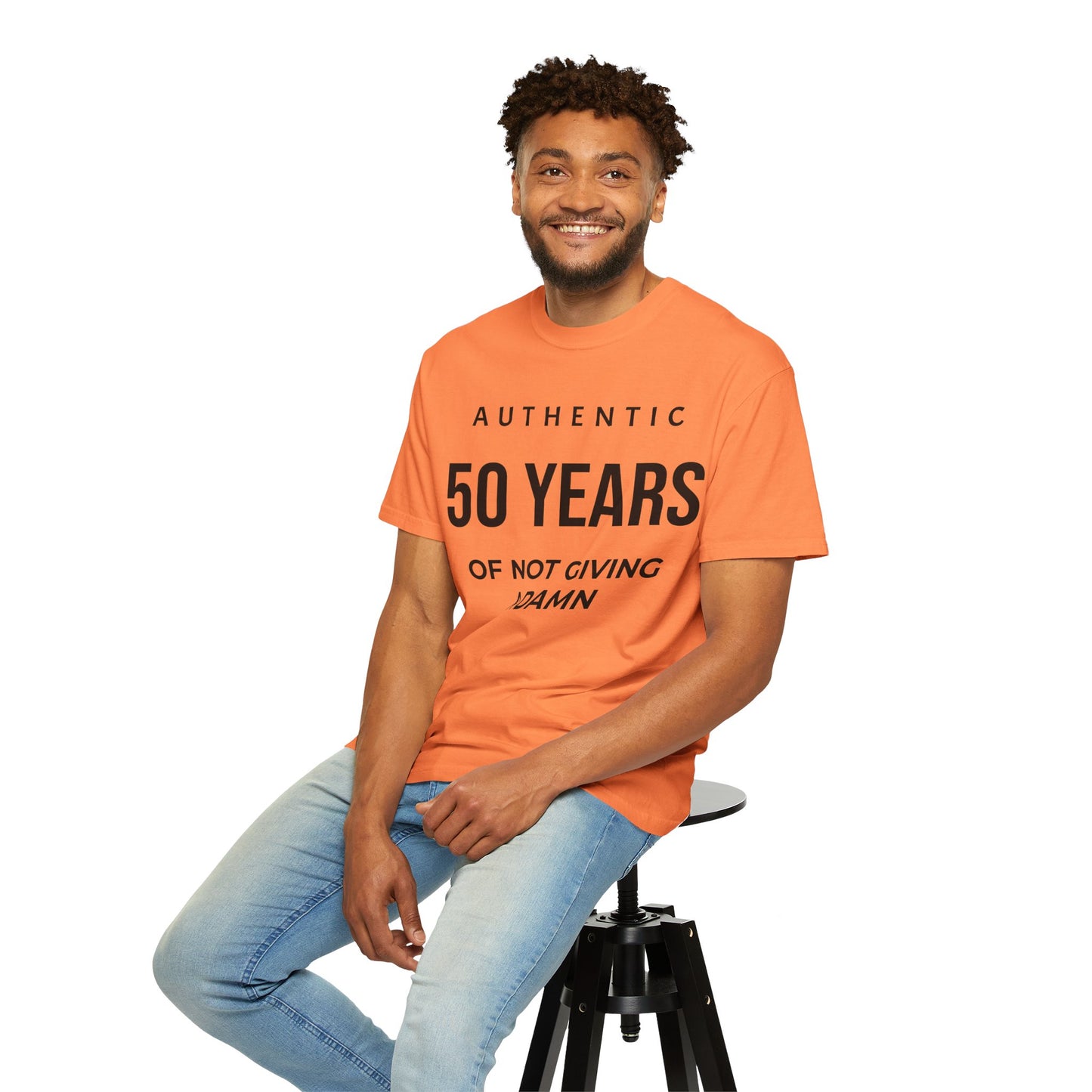 50 Years of Not Giving a Damn T-Shirt — Funny 50th Birthday Tee