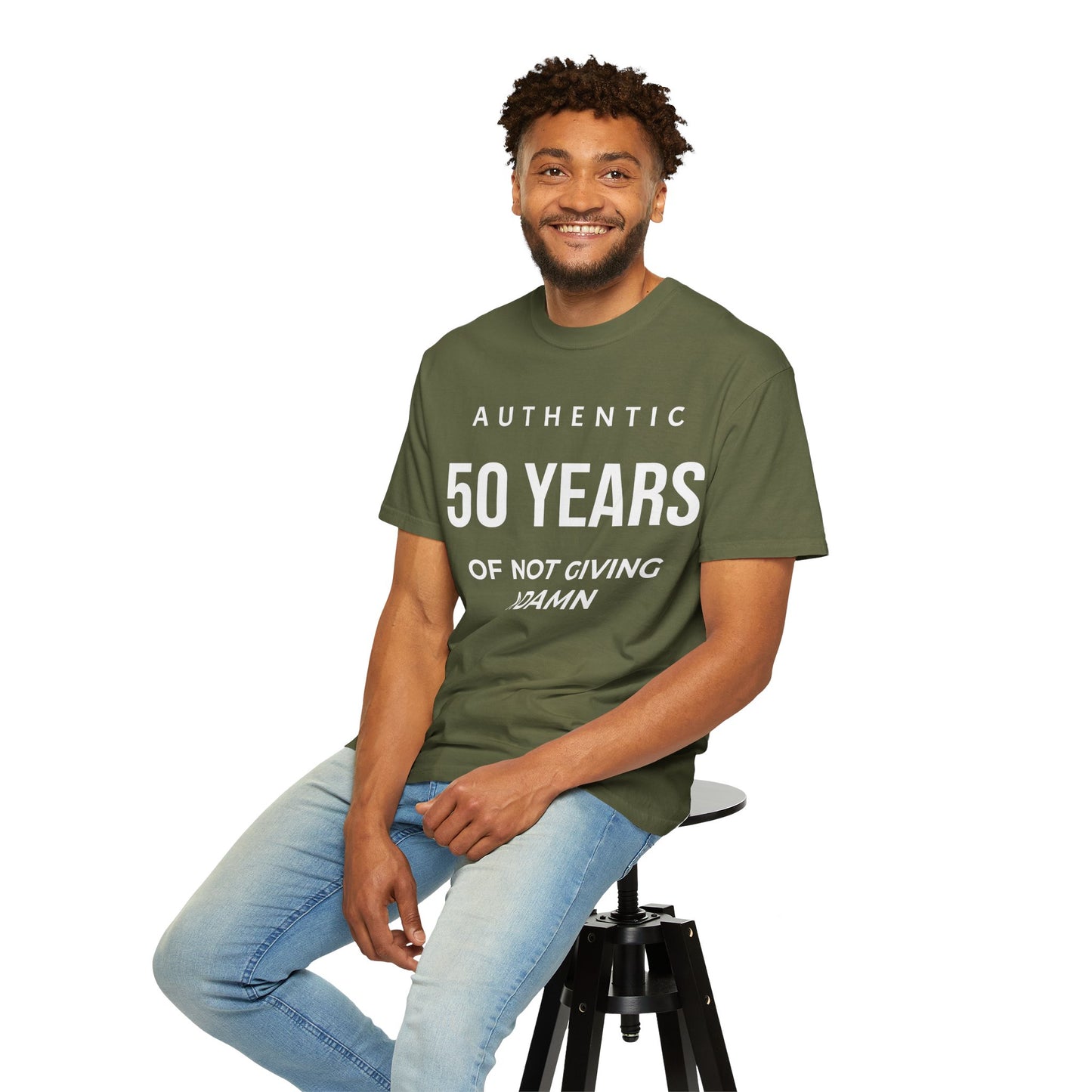 50 Years of Not Giving a Damn T-Shirt — Funny 50th Birthday Tee