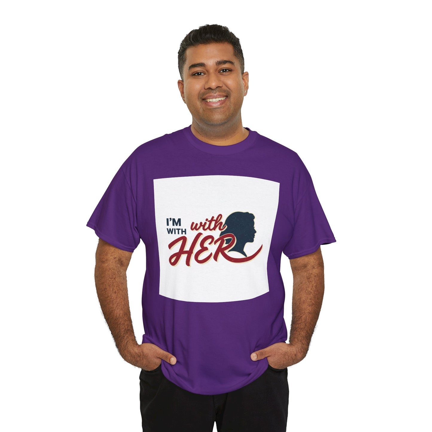 I'm With Her T-Shirt — Women's Rights / Feminist Silhouette Tee