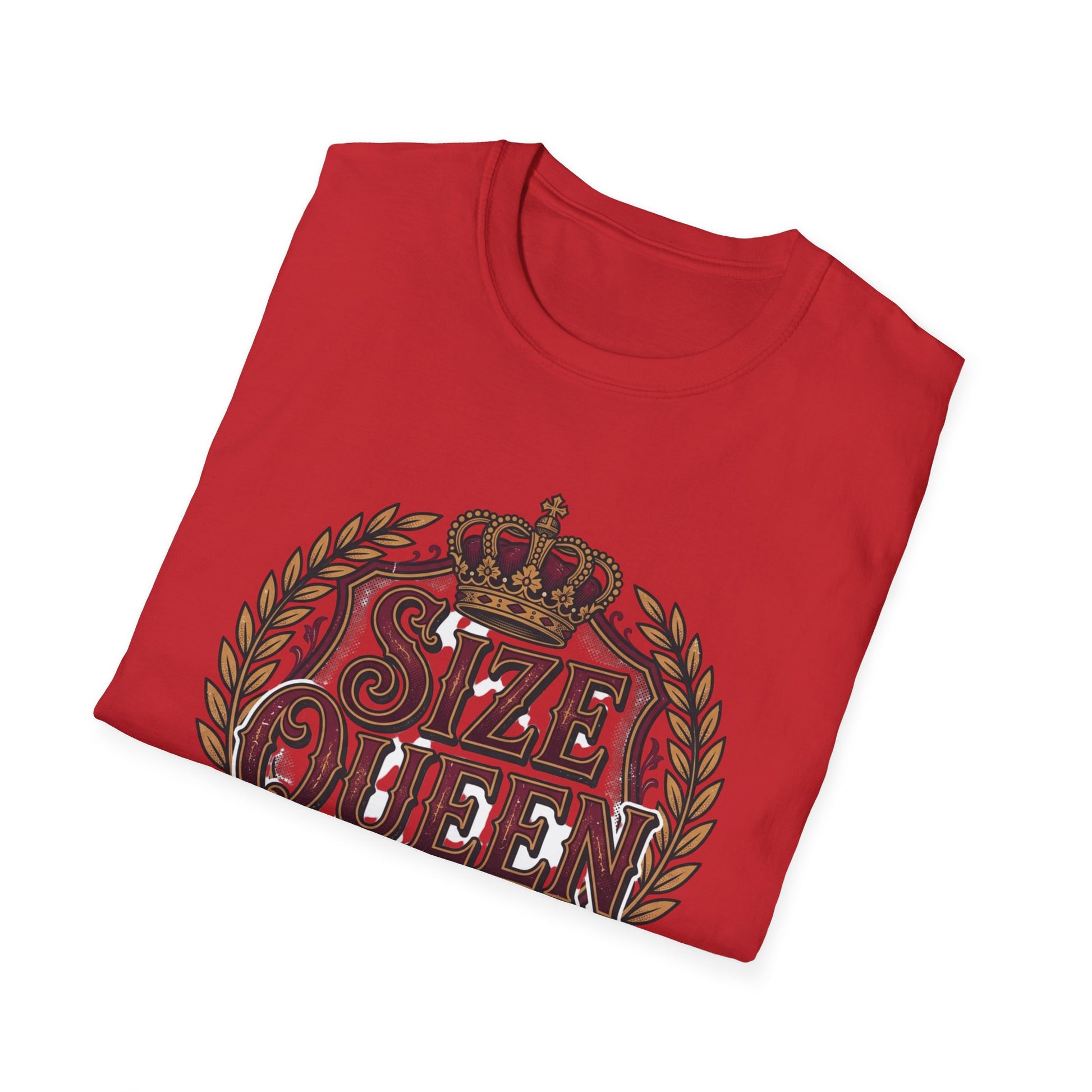 Size Queen T‑Shirt — Vintage Crown Graphic Tee Printify