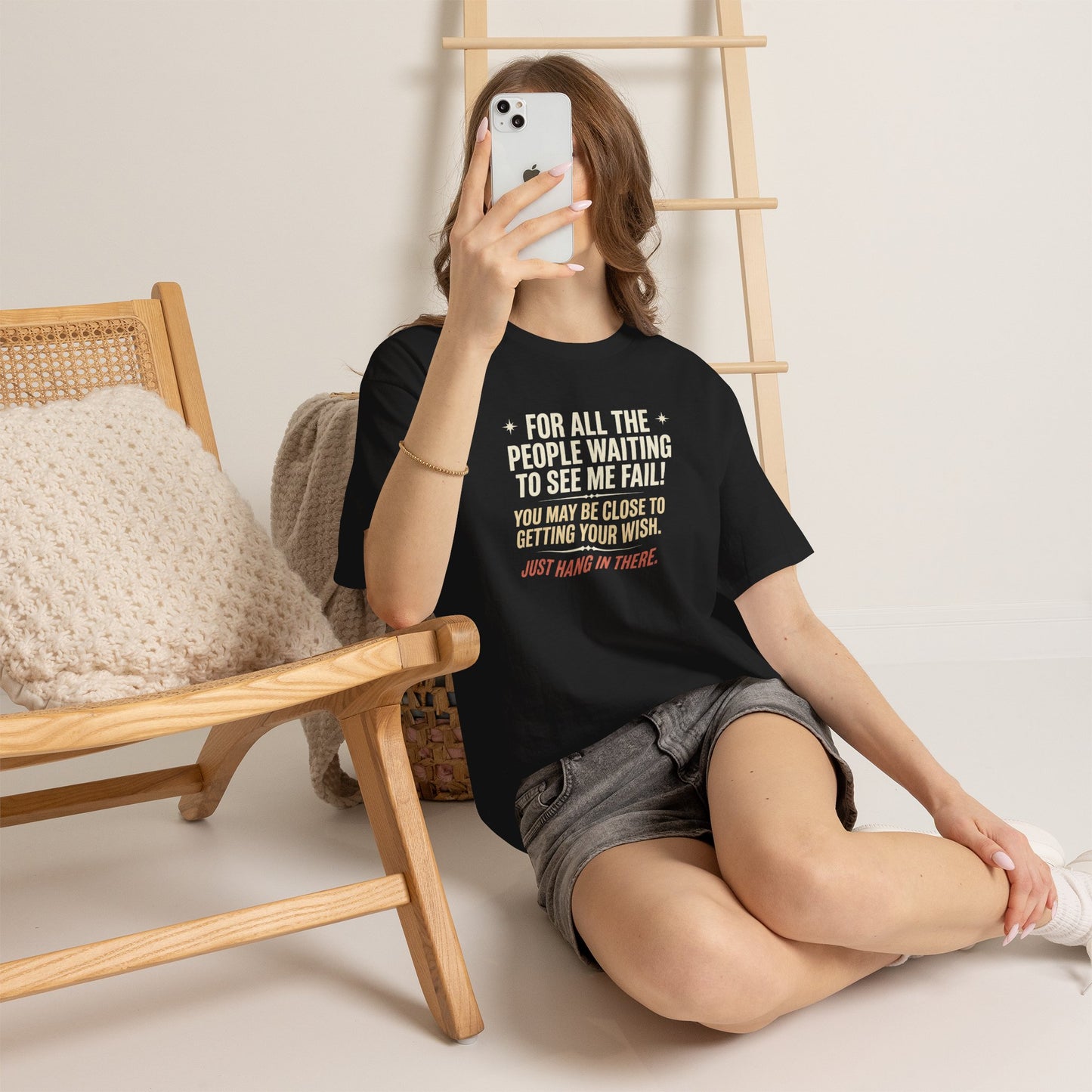 “For All The People Waiting To See Me Fail” Inspirational Shirt-Motivational Graphic Tee —