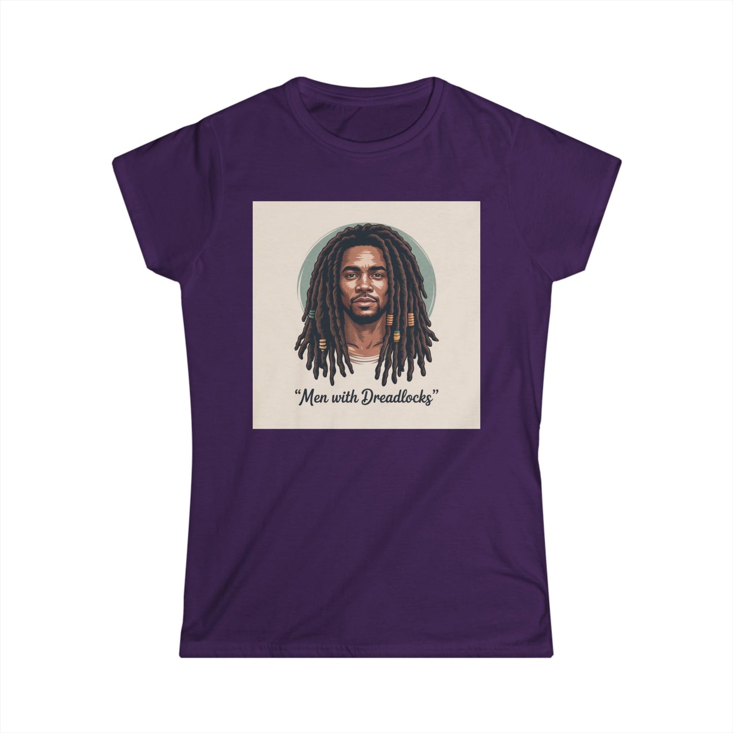 Dreadlocks Portrait Tee — "Men with Dreadlocks" Graphic Women's Shirt Printify