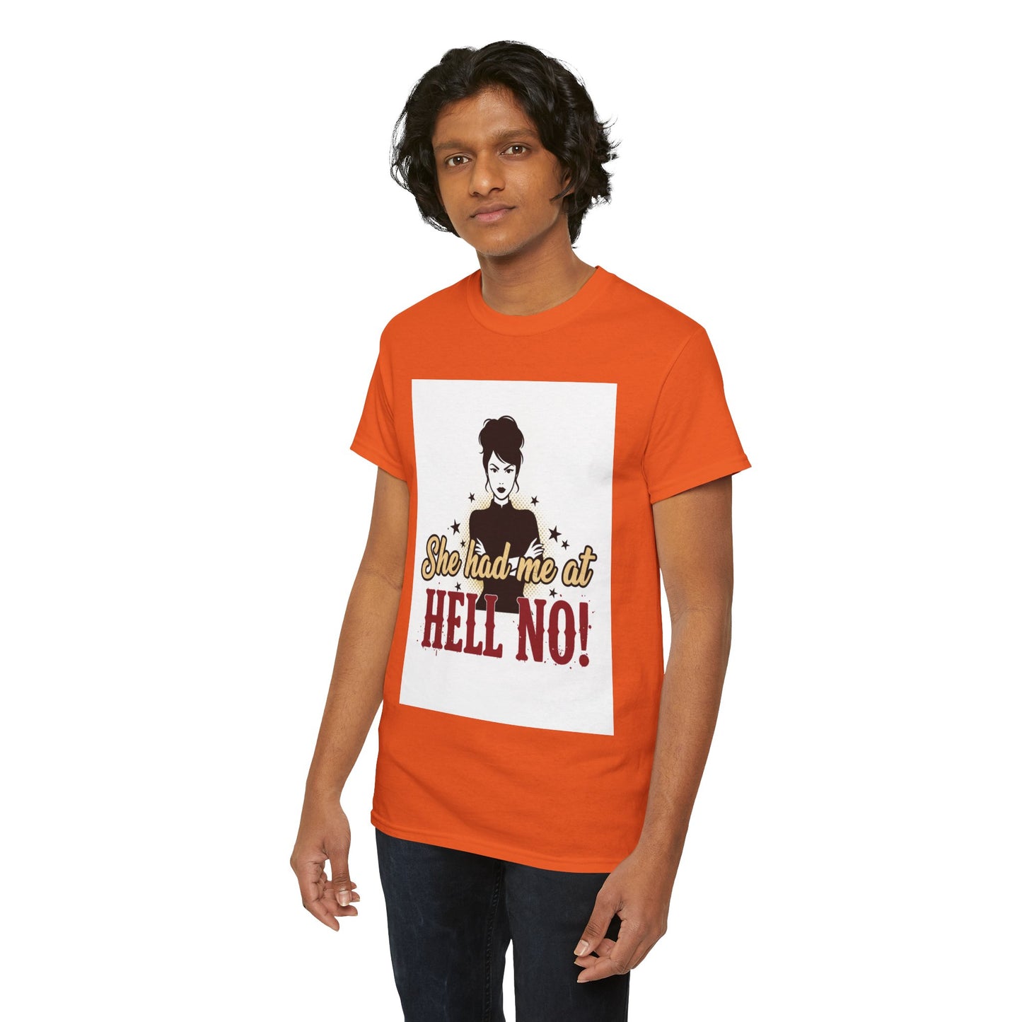 She Had Me At Hell No! Tee – Sassy Retro Graphic T-Shirt