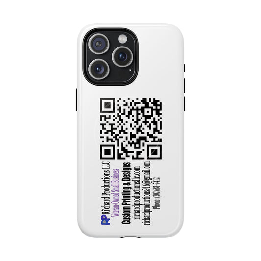 Magnetic QR Code Phone Case — Tough Protective Magnetic Phone Cover with Scannable QR Design Printify