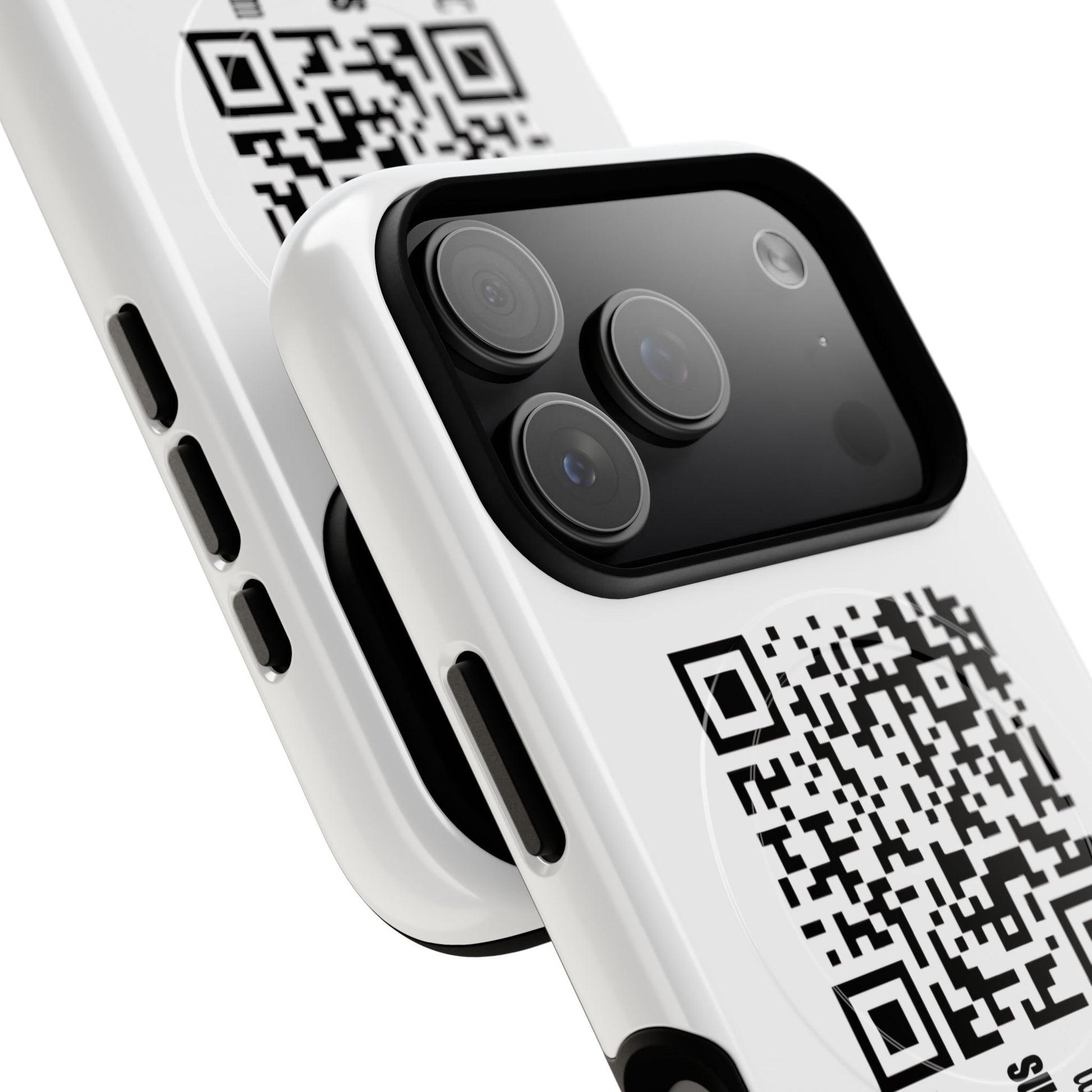 Magnetic QR Code Phone Case — Tough Protective Magnetic Phone Cover with Scannable QR Design Printify