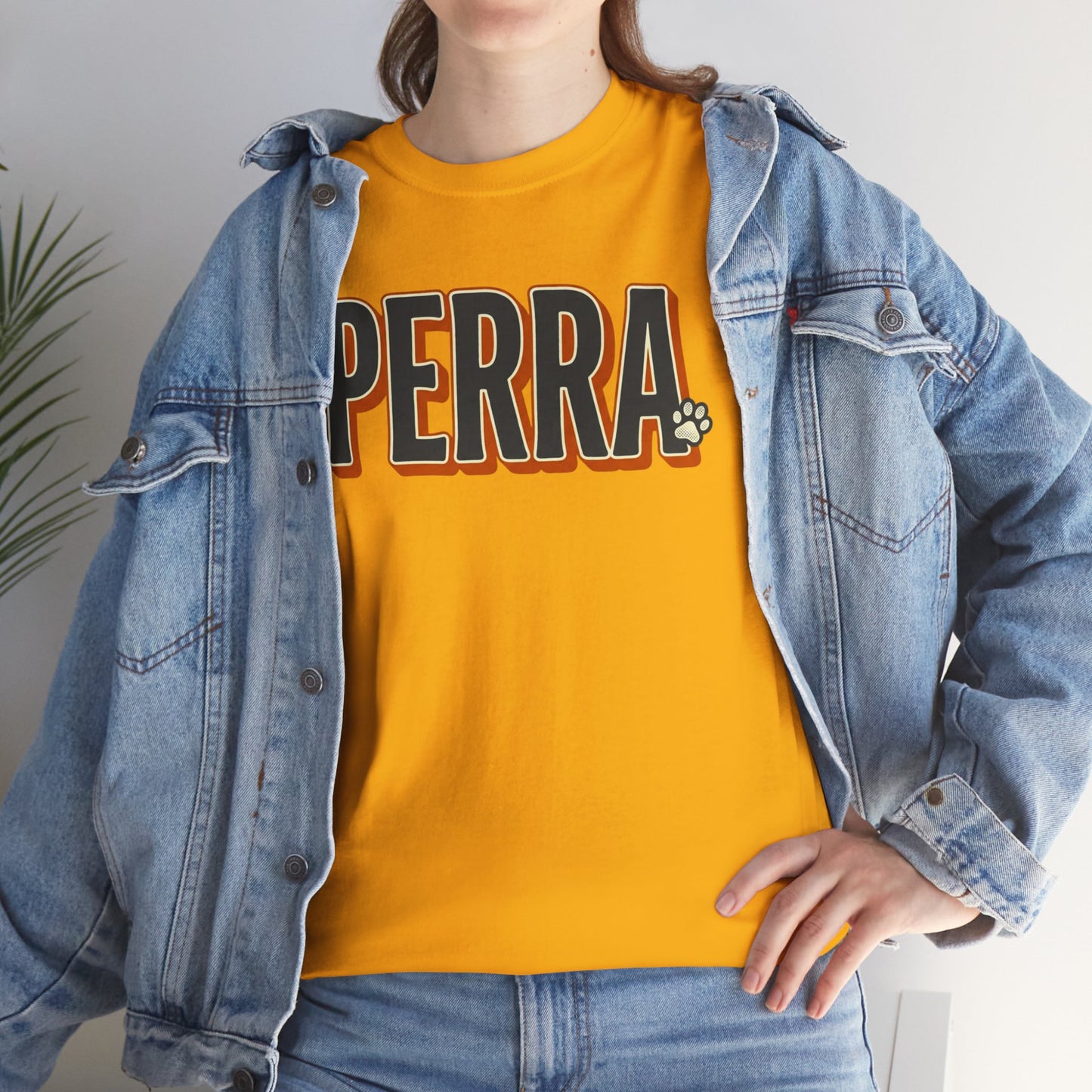 Perra Graphic Tee – Bold Retro Lettering T-Shirt